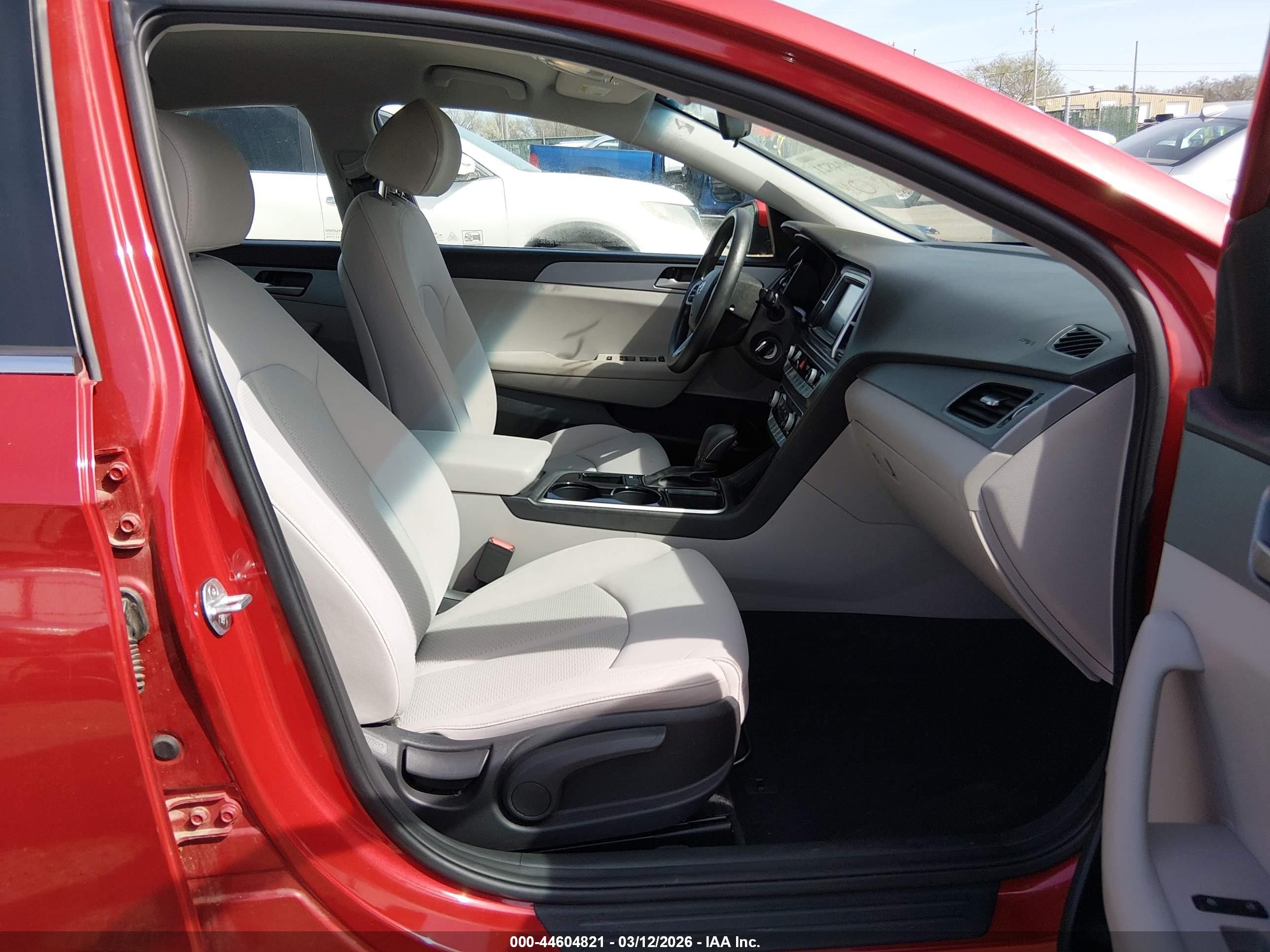 2019 Hyundai Sonata Se Red vin: 5NPE24AF0KH820370