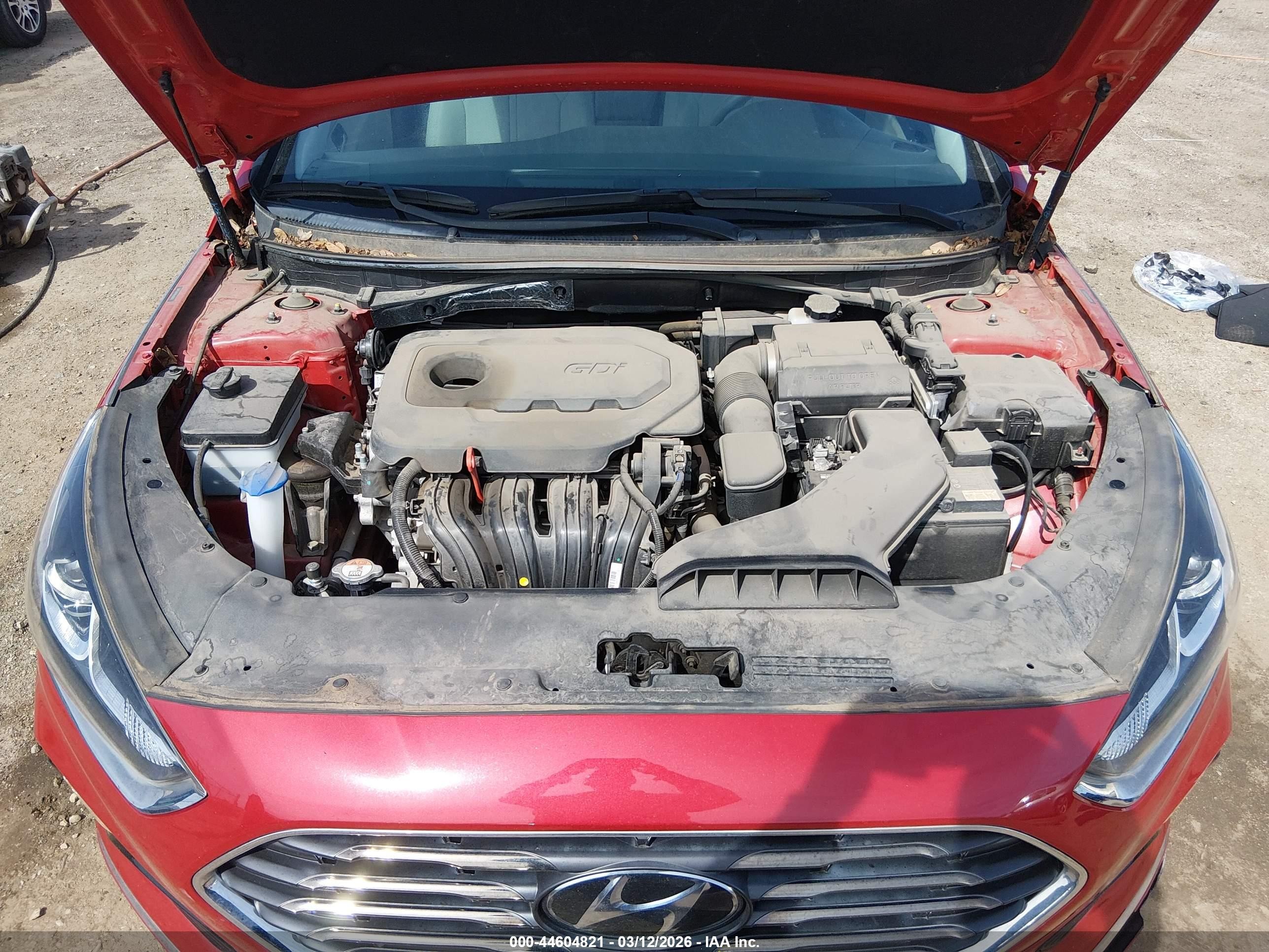 2019 Hyundai Sonata Se Red vin: 5NPE24AF0KH820370