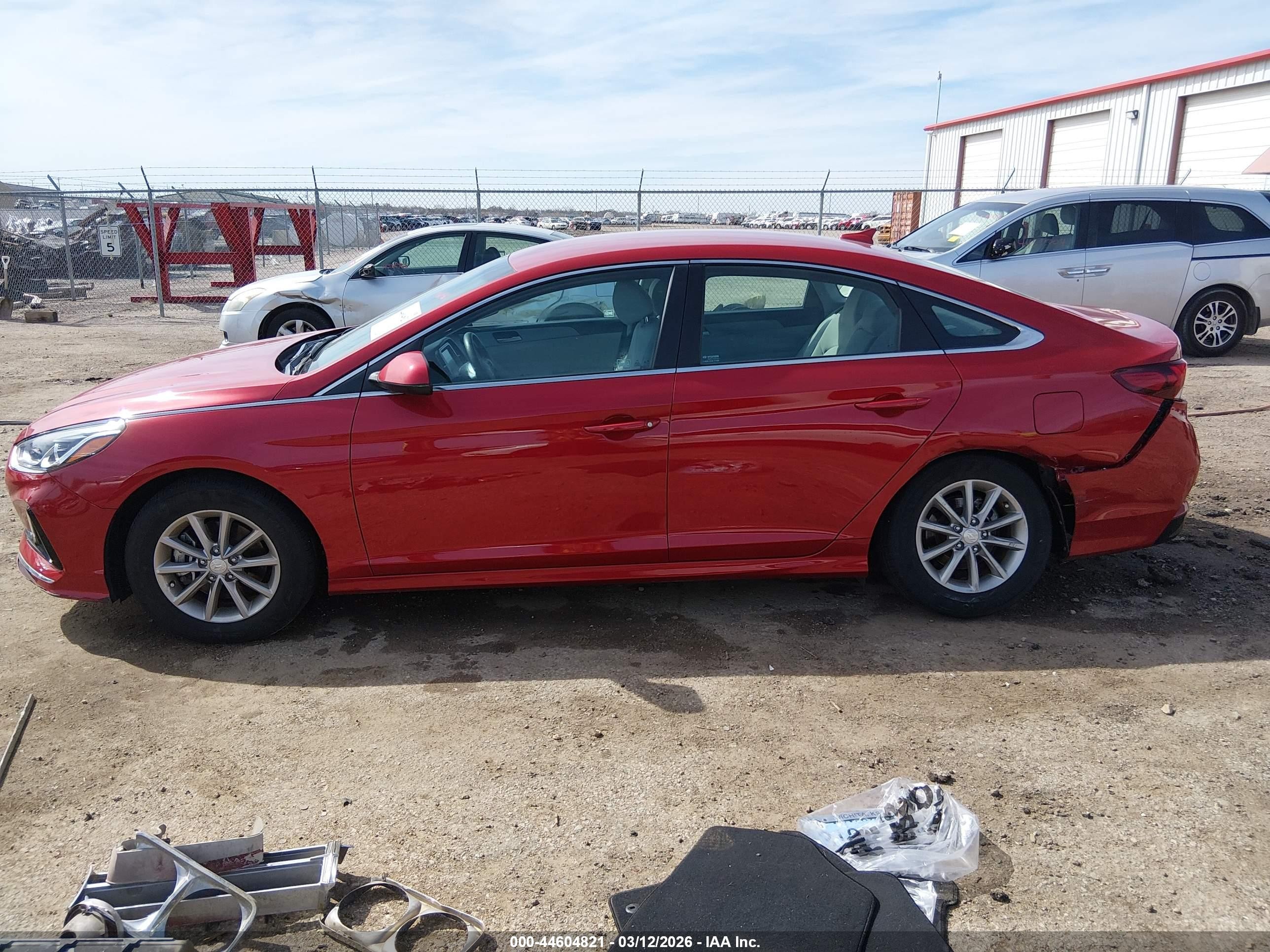 2019 Hyundai Sonata Se Red vin: 5NPE24AF0KH820370