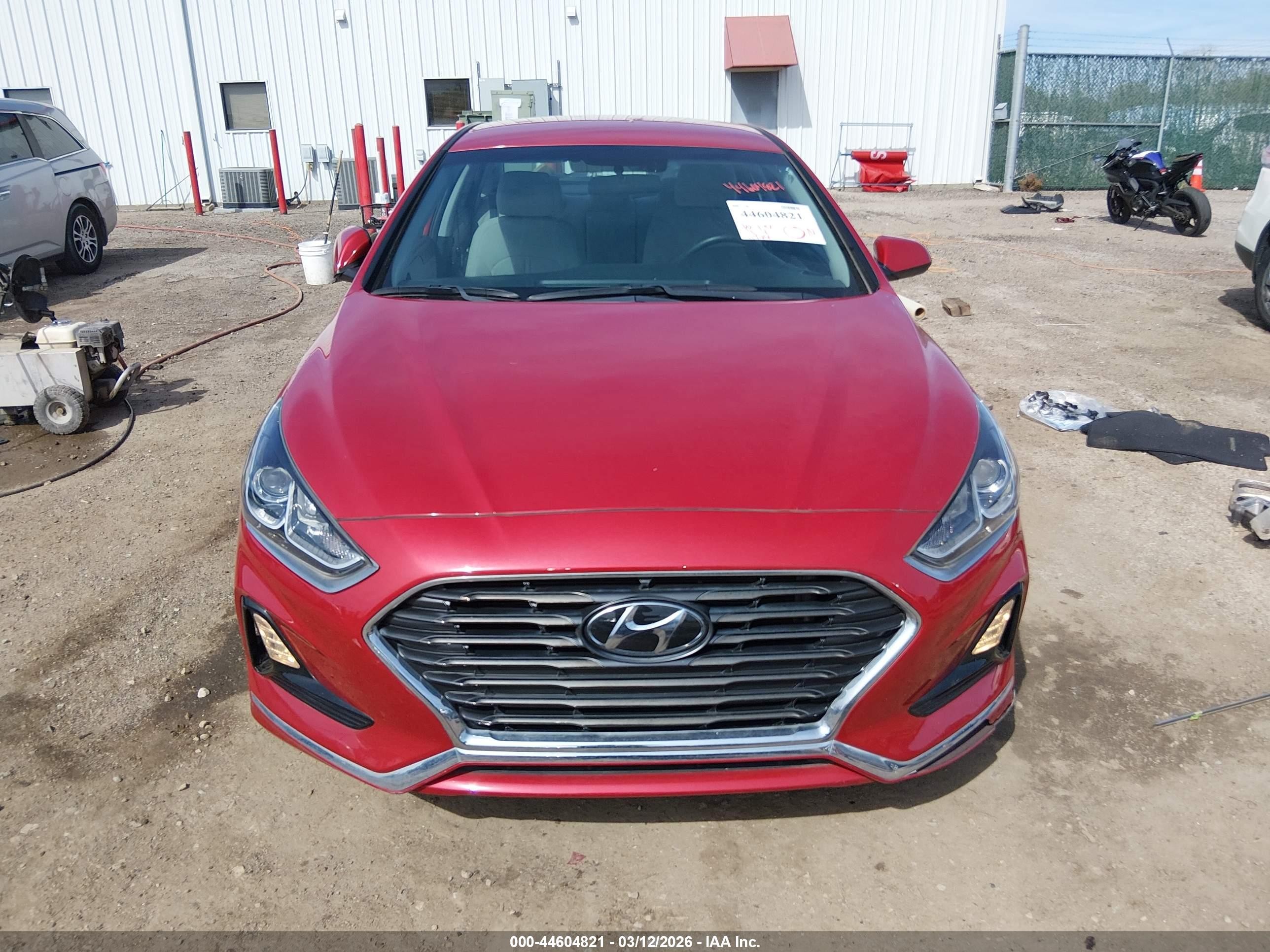 2019 Hyundai Sonata Se Red vin: 5NPE24AF0KH820370