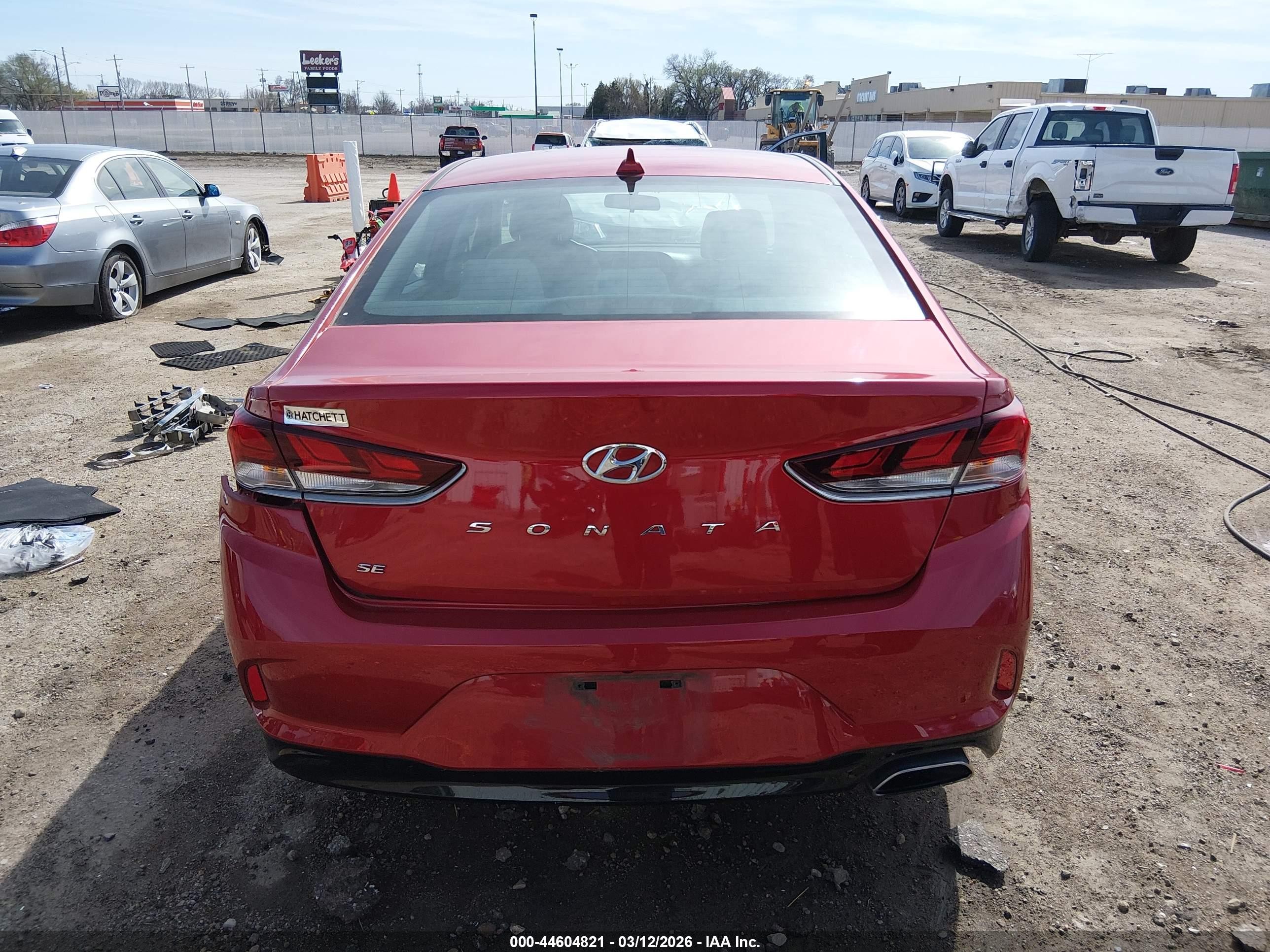 2019 Hyundai Sonata Se Red vin: 5NPE24AF0KH820370
