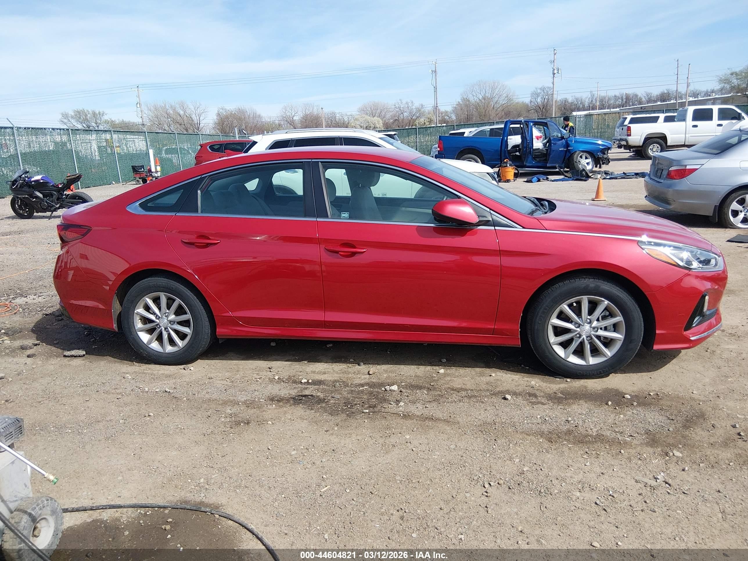 2019 Hyundai Sonata Se Red vin: 5NPE24AF0KH820370