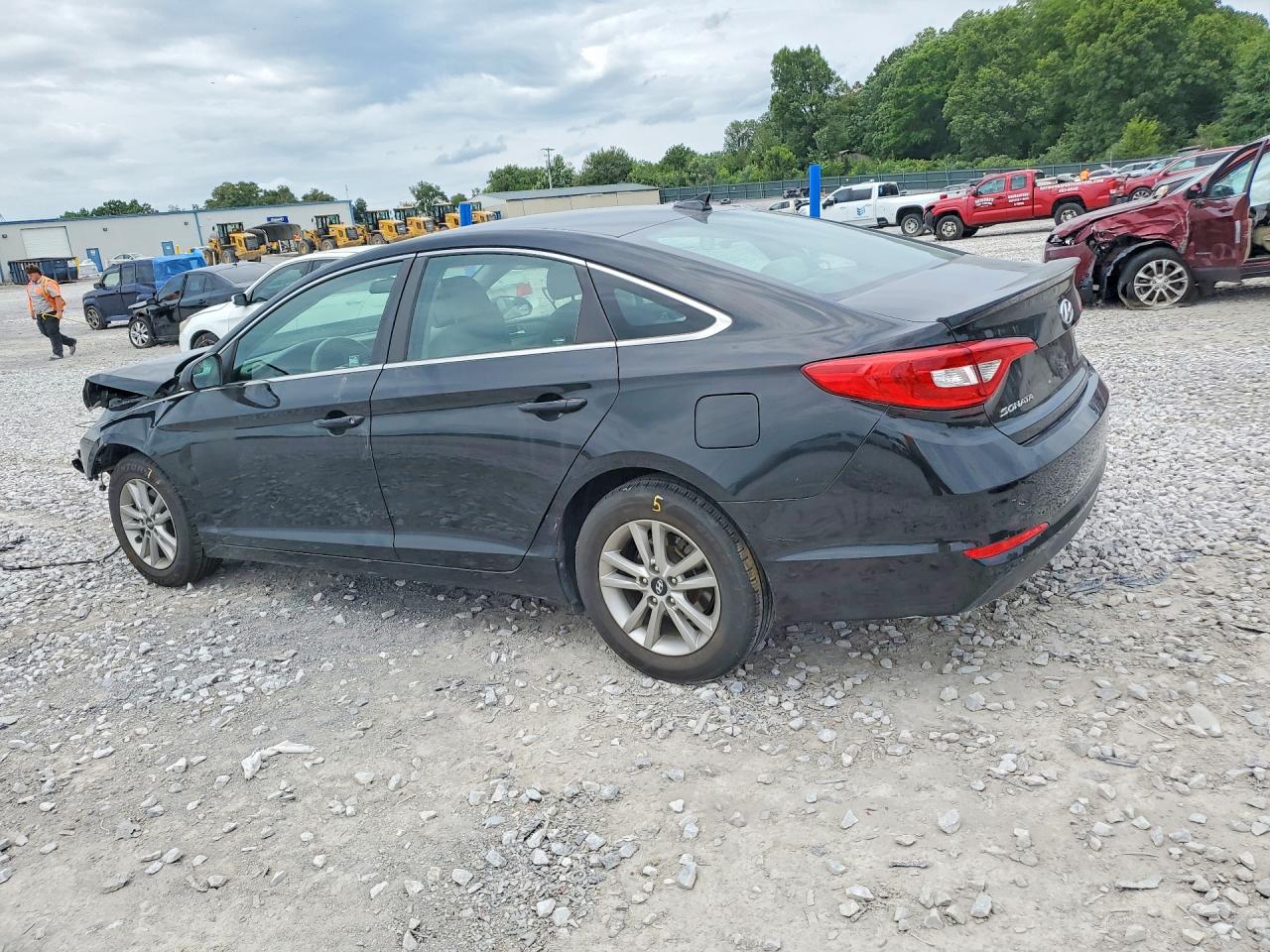 2015 Hyundai Sonata Se Черный vin: 5NPE24AF1FH005133