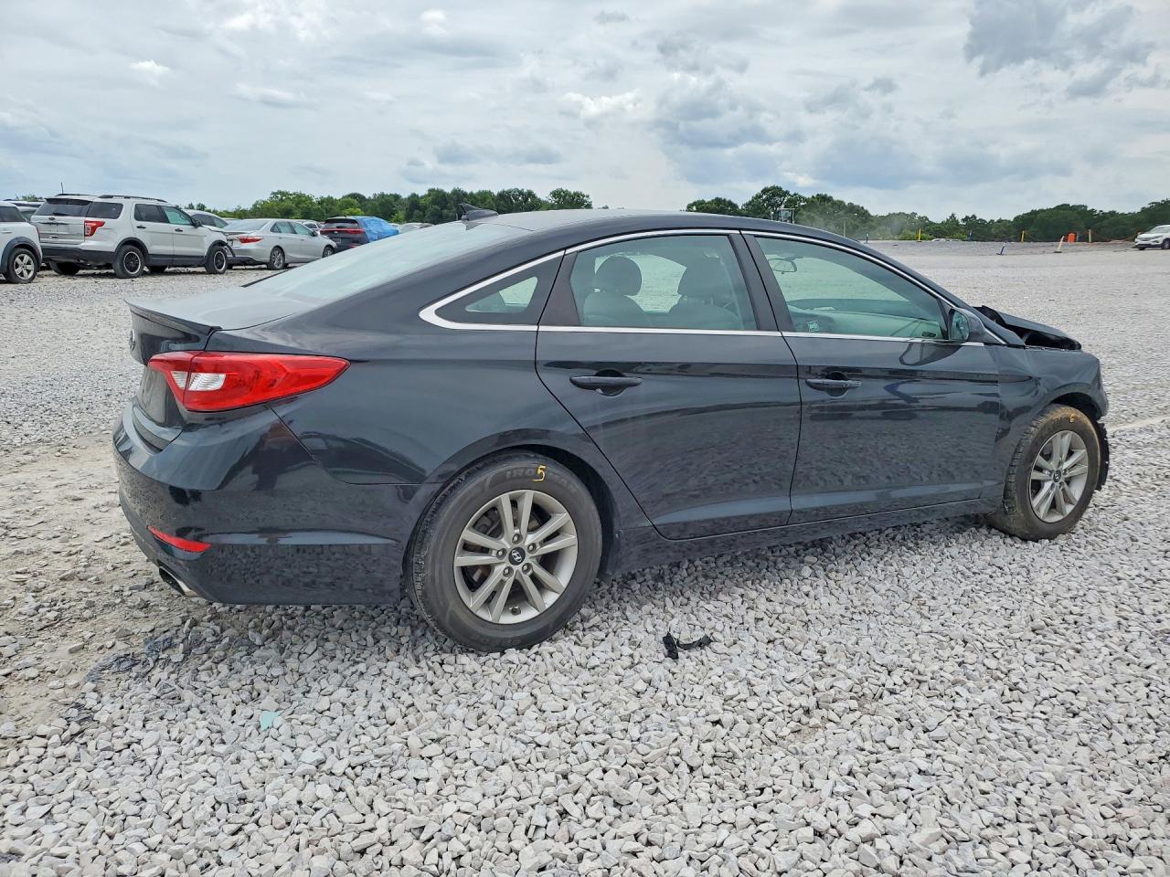 2015 Hyundai Sonata Se Черный vin: 5NPE24AF1FH005133