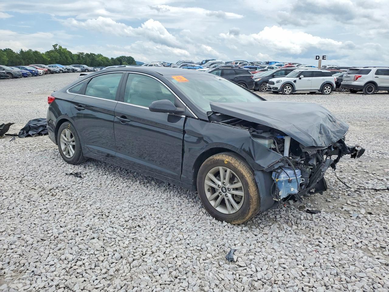 2015 Hyundai Sonata Se Черный vin: 5NPE24AF1FH005133