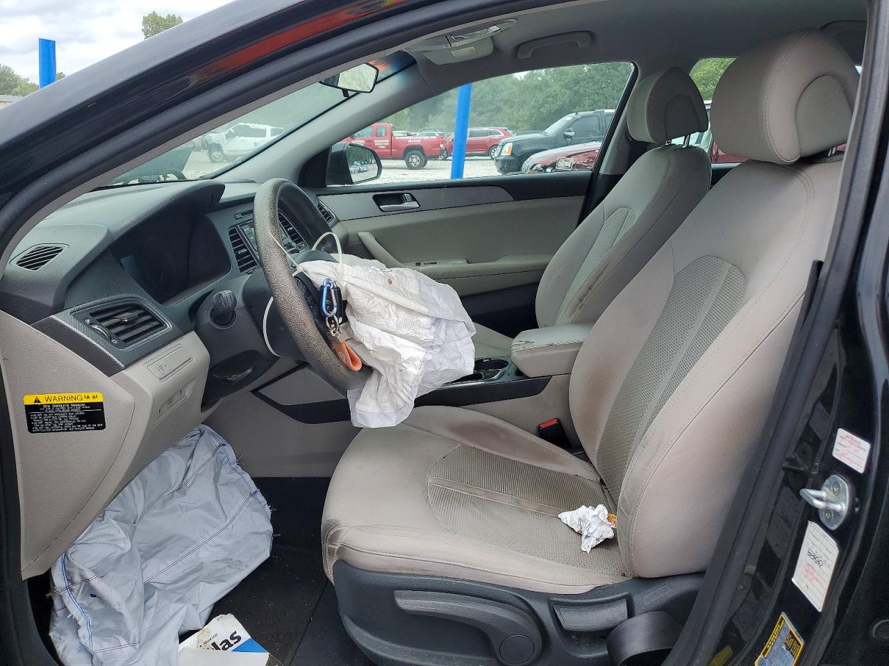 2015 Hyundai Sonata Se Черный vin: 5NPE24AF1FH005133