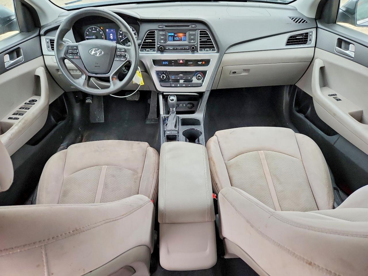 2015 Hyundai Sonata Se Gray vin: 5NPE24AF1FH011210