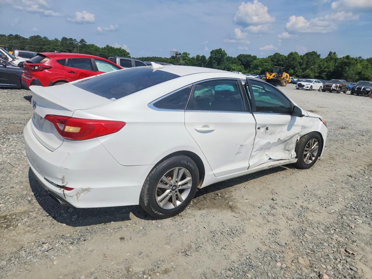 2015 Hyundai Sonata Se Белый vin: 5NPE24AF1FH030615