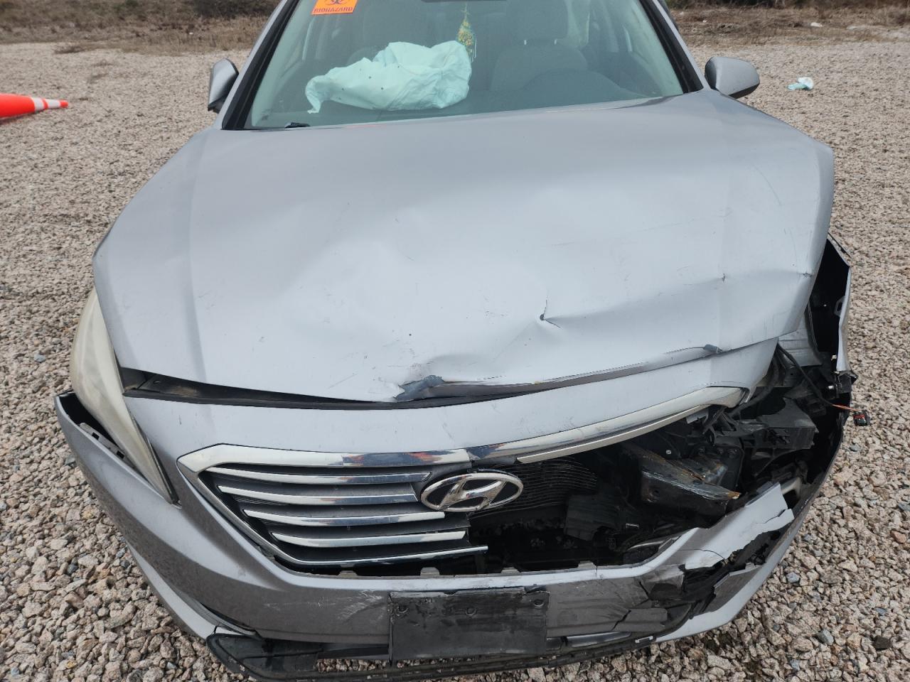 2015 Hyundai Sonata Se Gray vin: 5NPE24AF1FH033286