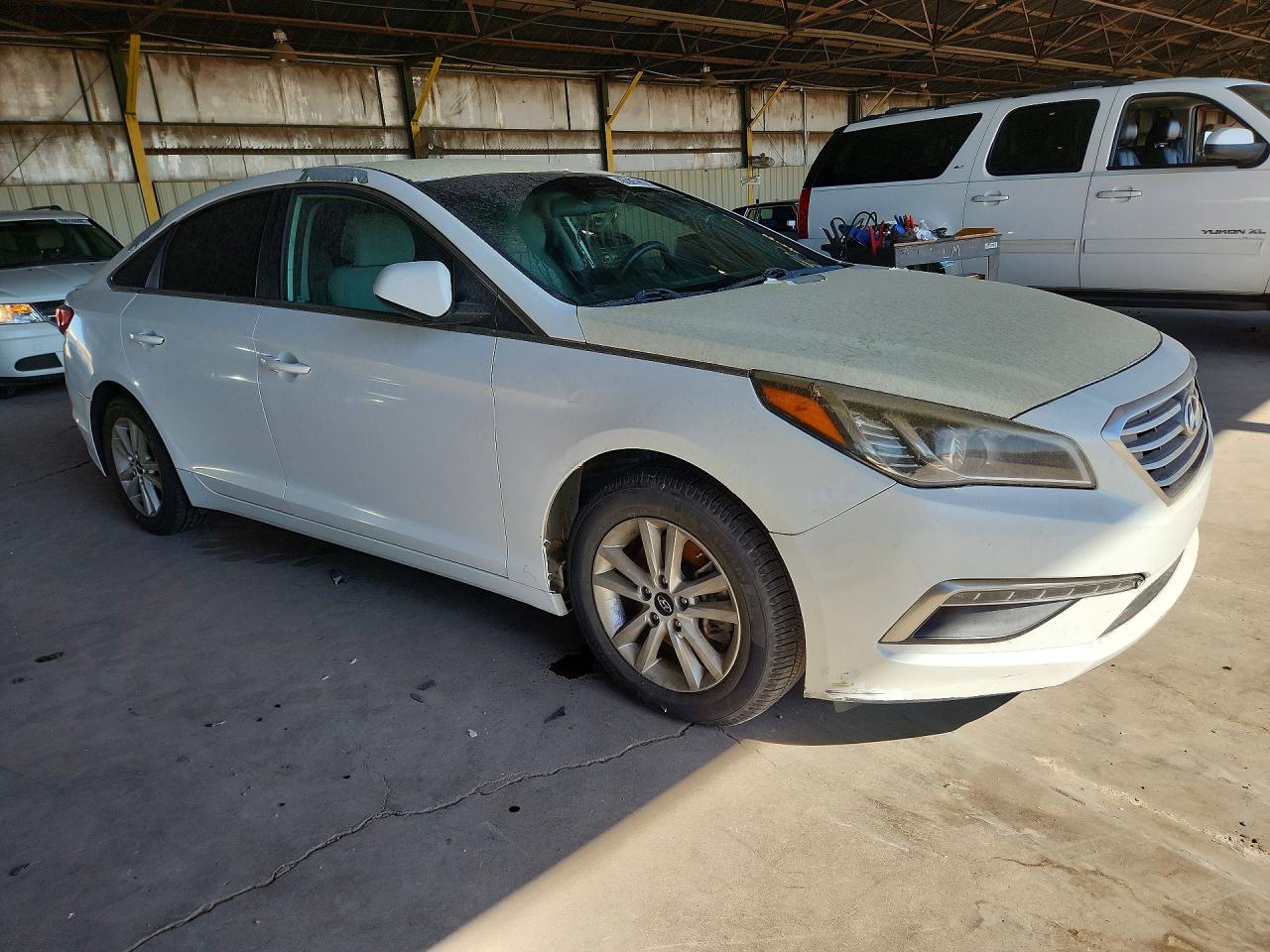 2015 Hyundai Sonata Se White vin: 5NPE24AF1FH038746