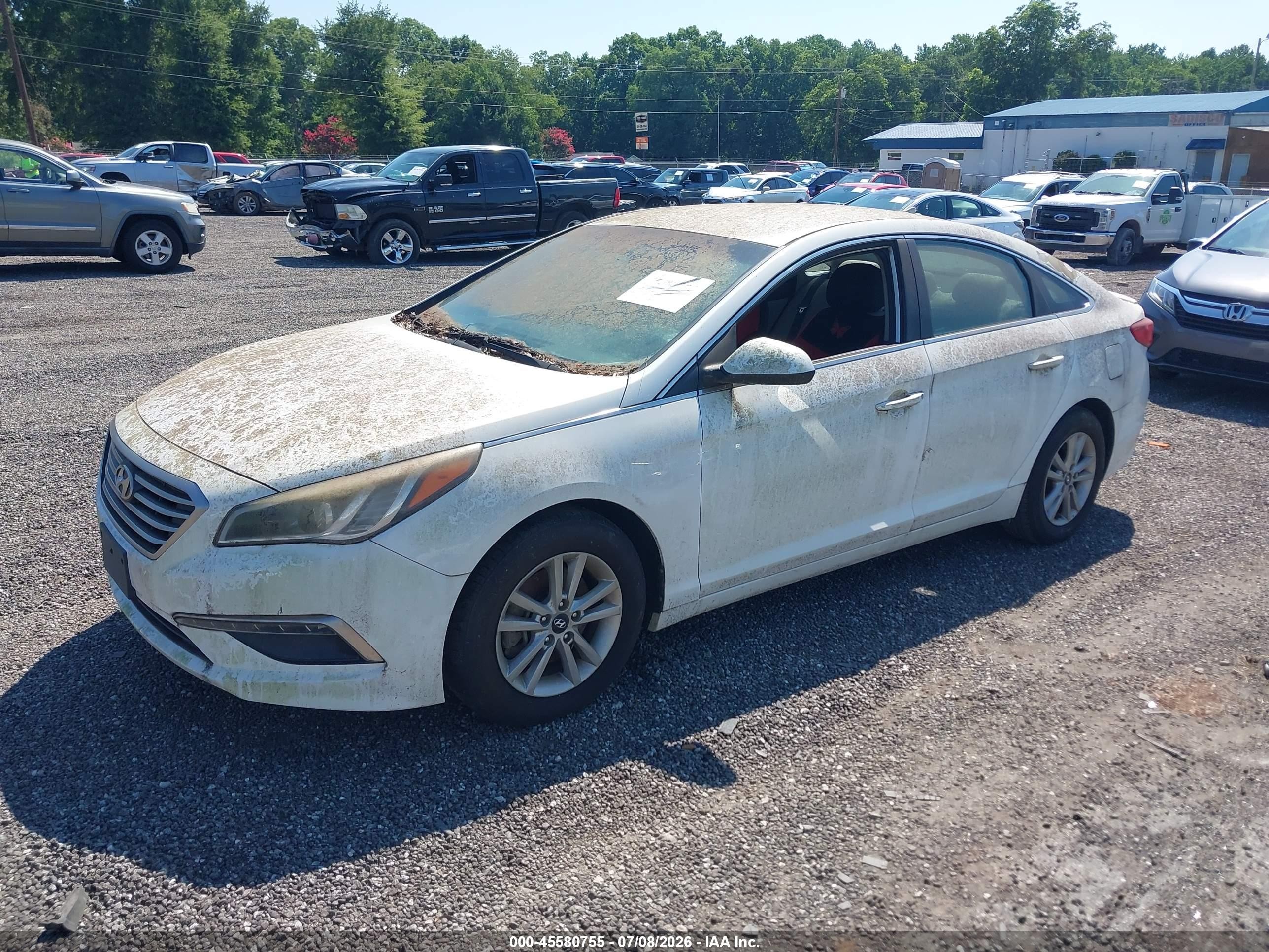 2015 Hyundai Sonata Se White vin: 5NPE24AF1FH055062