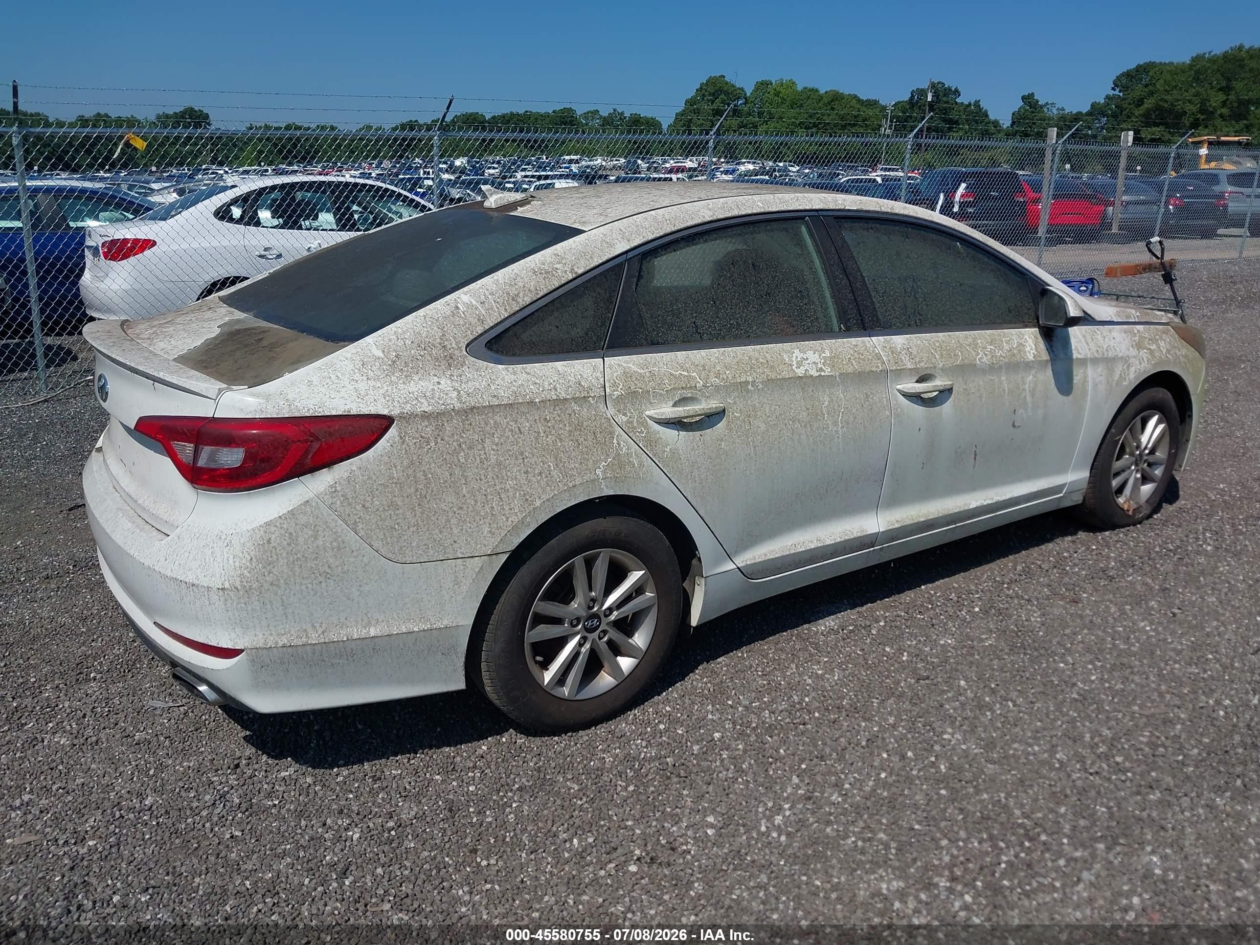 2015 Hyundai Sonata Se White vin: 5NPE24AF1FH055062