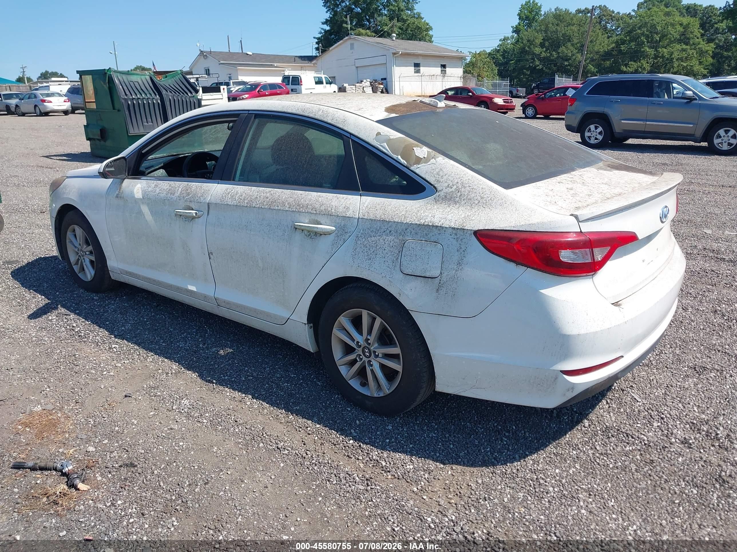 2015 Hyundai Sonata Se White vin: 5NPE24AF1FH055062