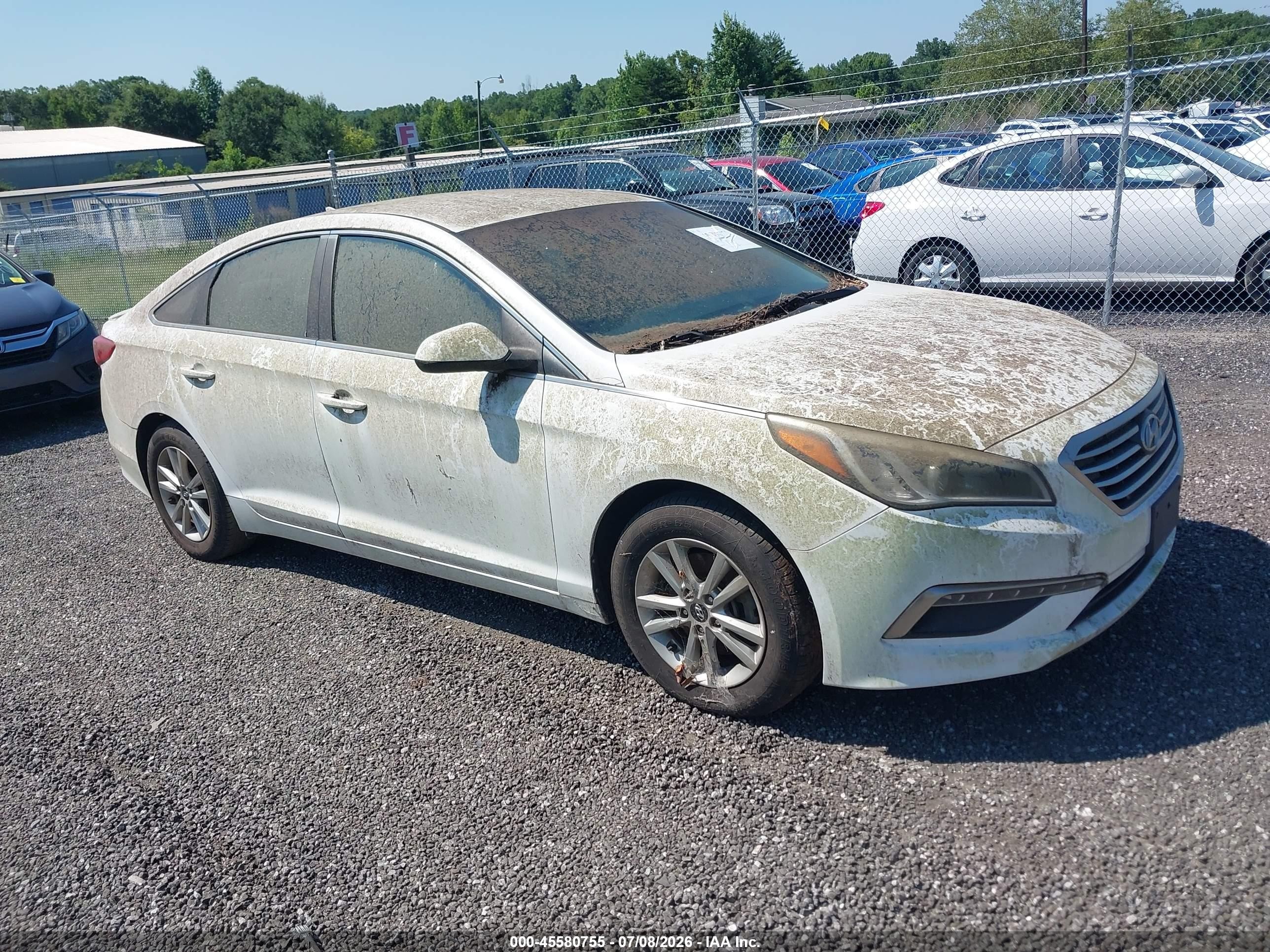 2015 Hyundai Sonata Se White vin: 5NPE24AF1FH055062