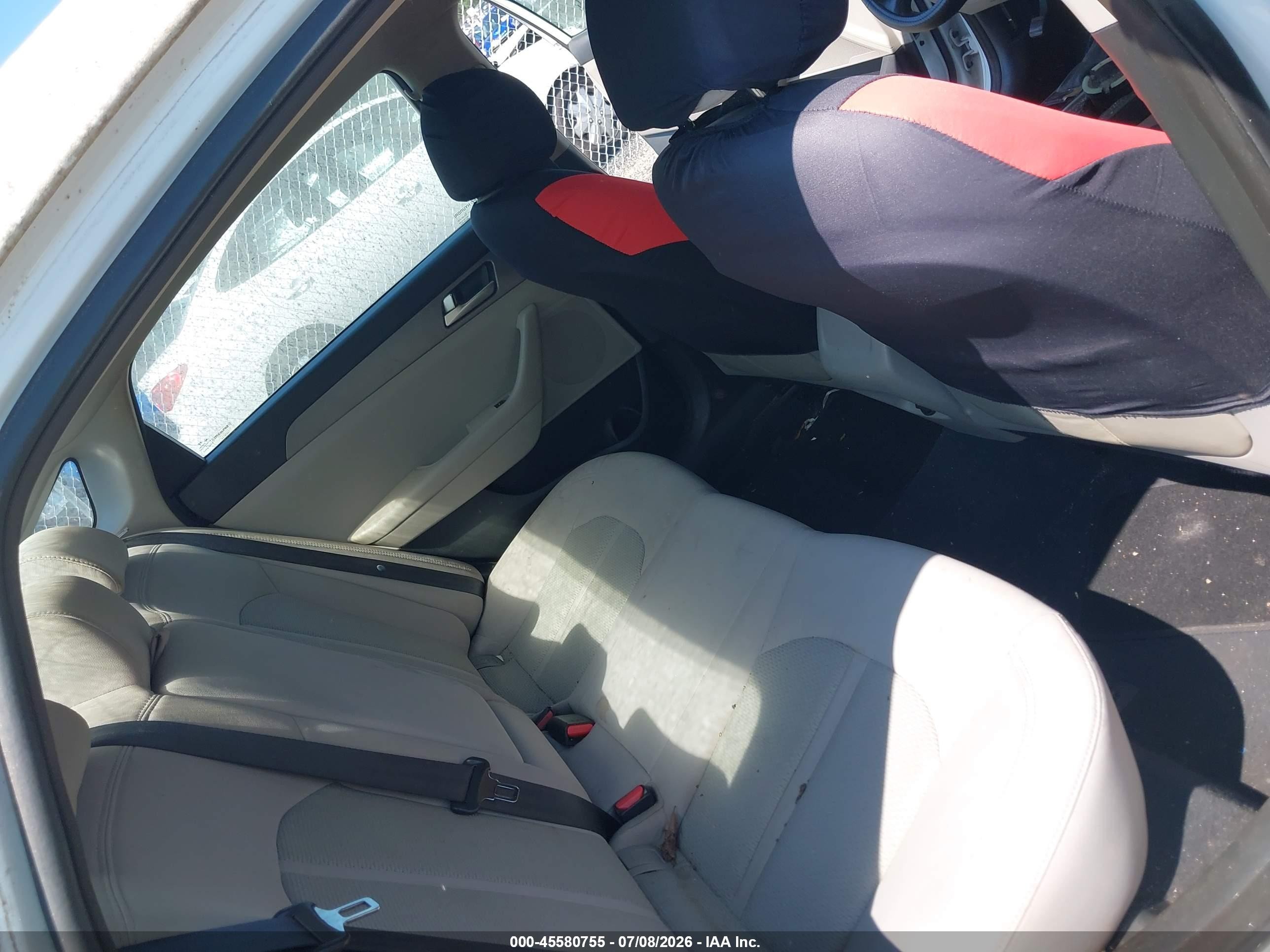 2015 Hyundai Sonata Se White vin: 5NPE24AF1FH055062