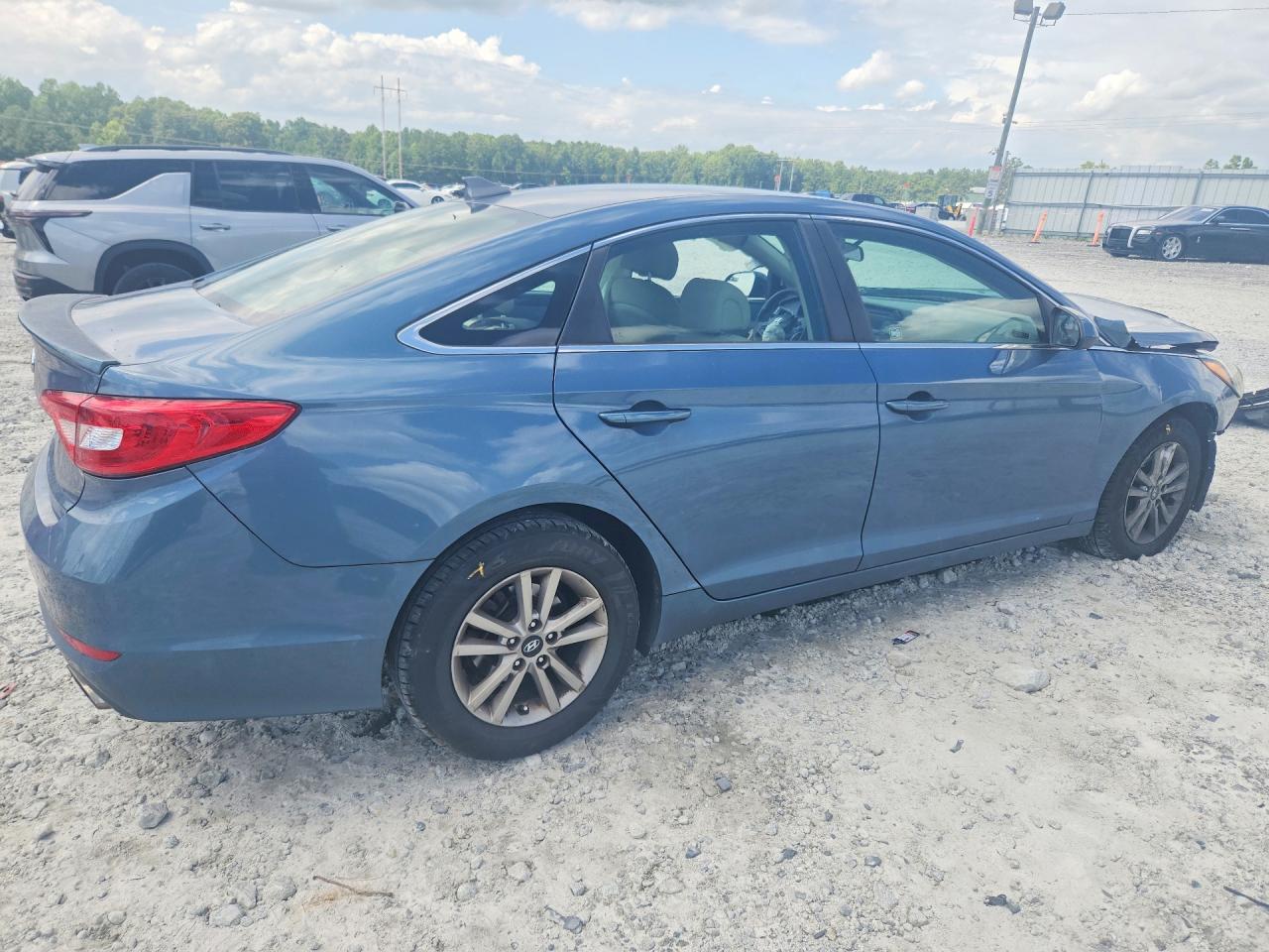2015 Hyundai Sonata Se Blue vin: 5NPE24AF1FH059595