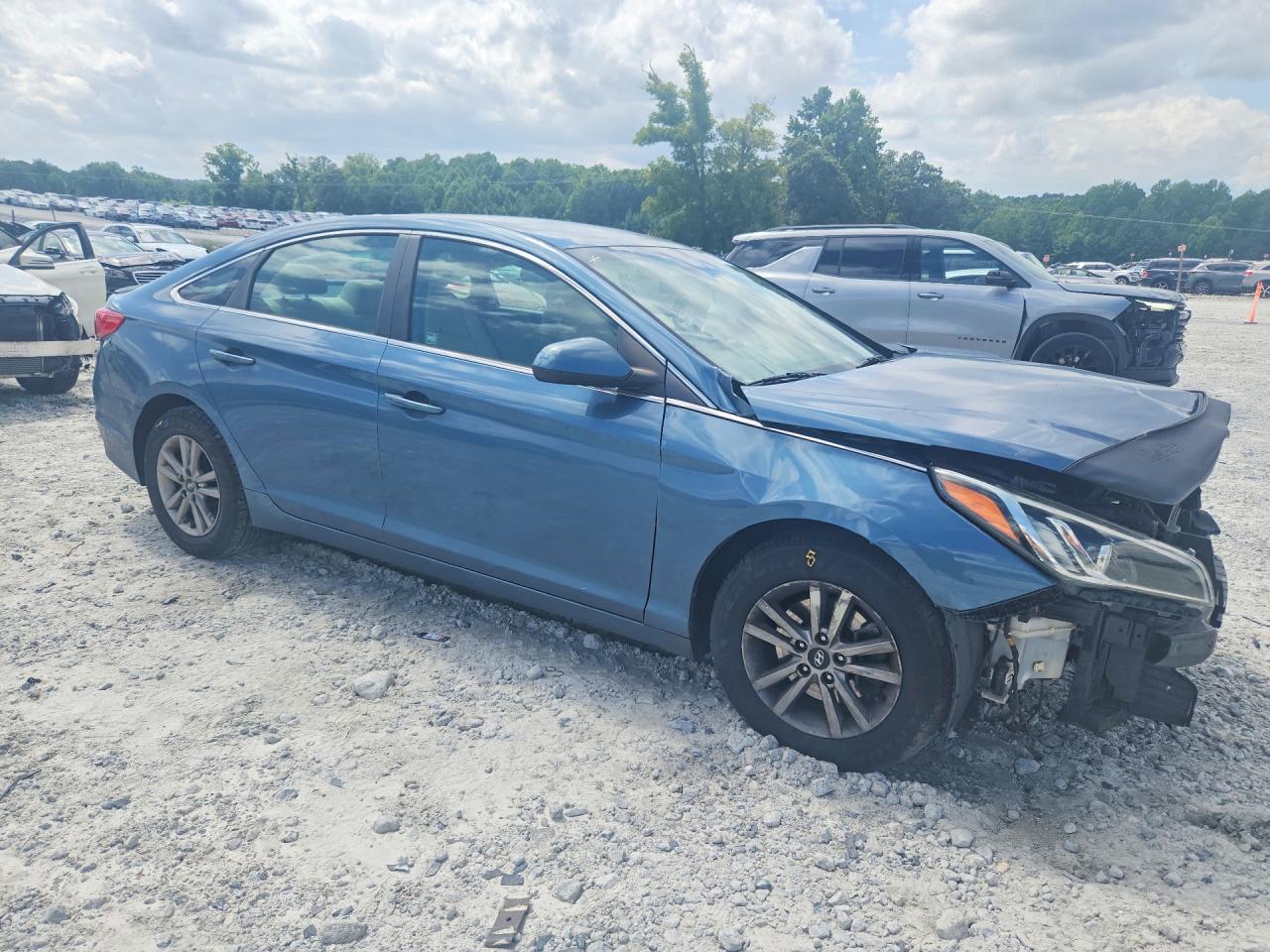2015 Hyundai Sonata Se Blue vin: 5NPE24AF1FH059595