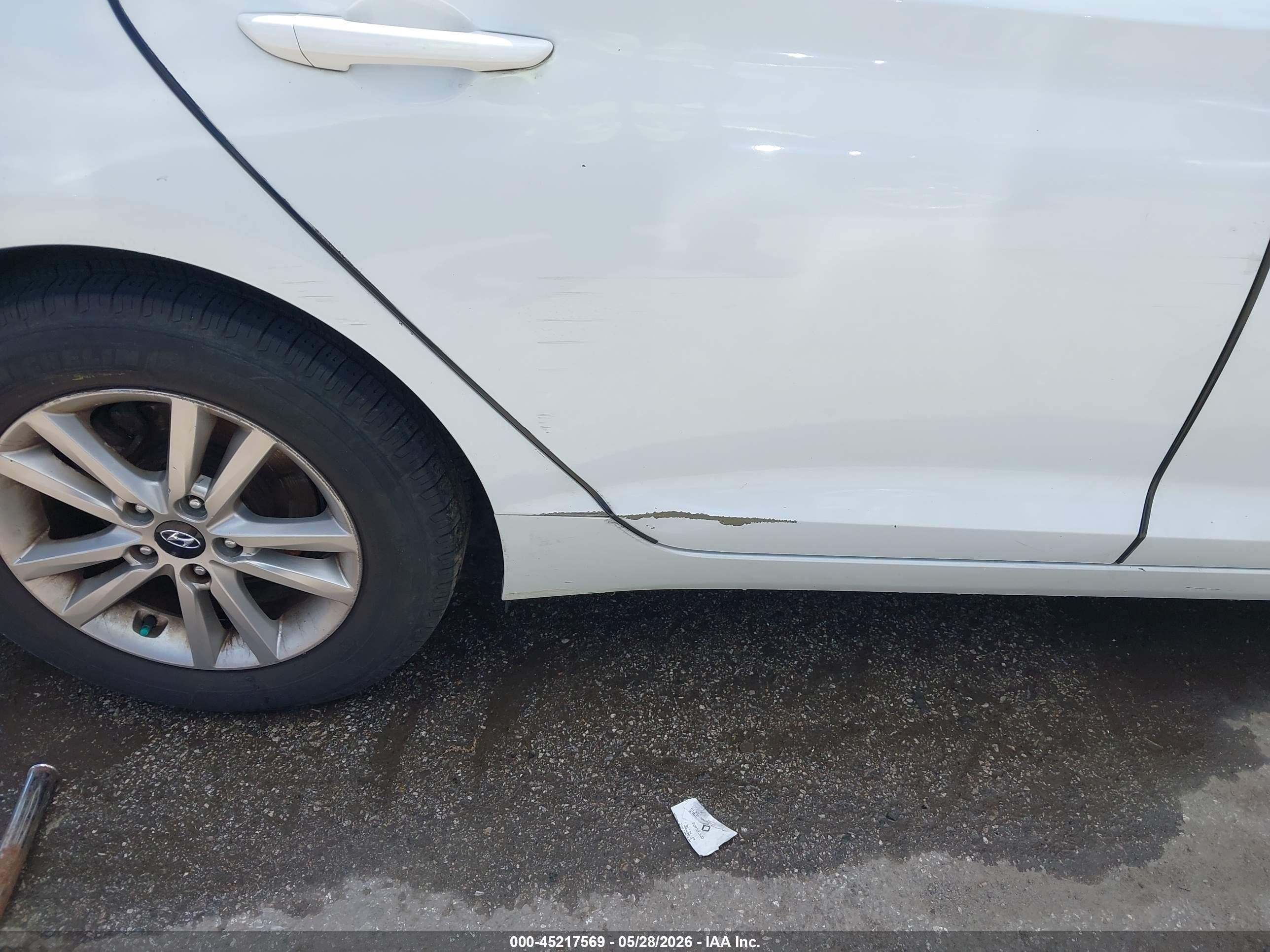 2015 Hyundai Sonata Se White vin: 5NPE24AF1FH087560