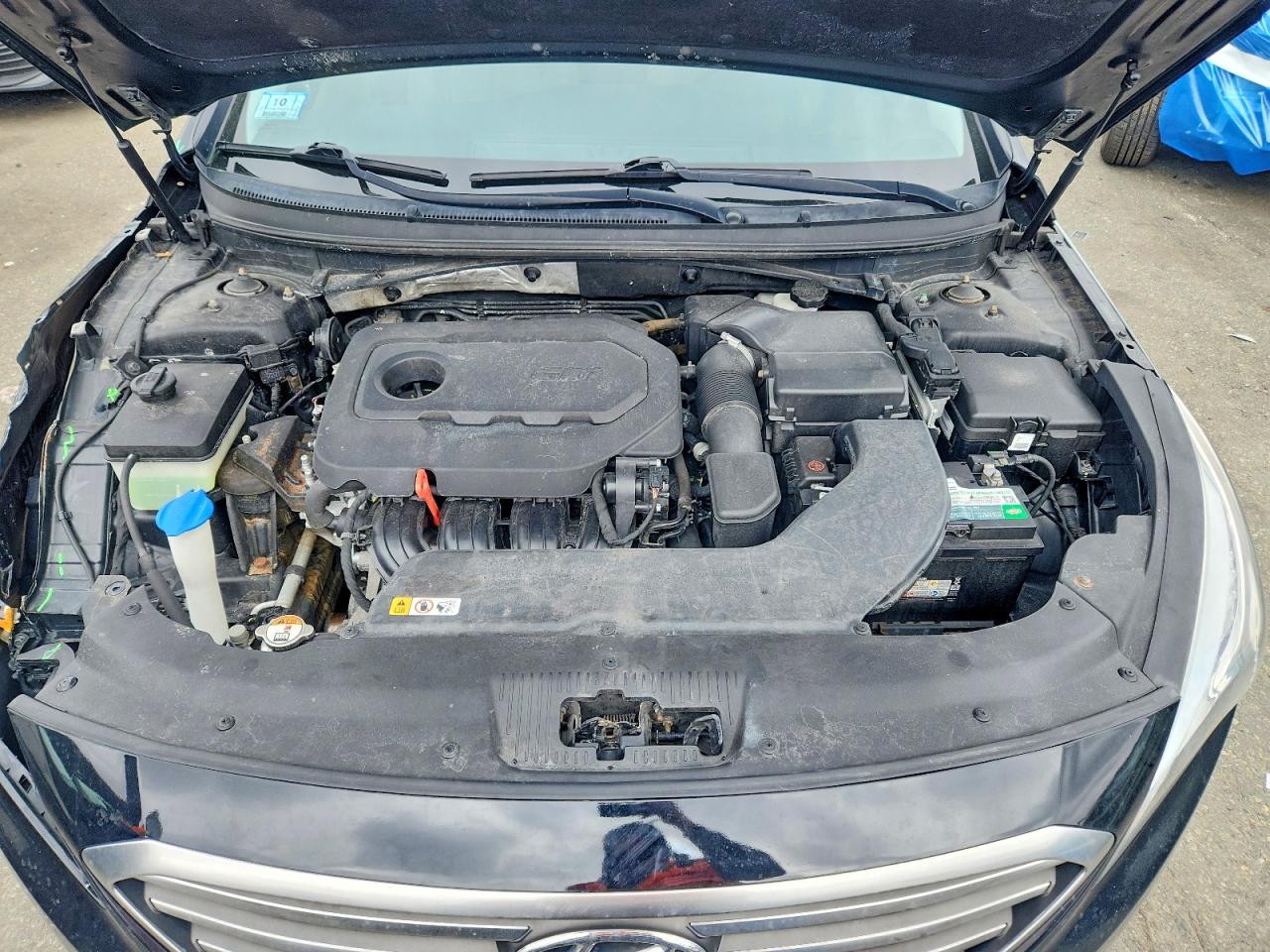2015 Hyundai Sonata Черный vin: 5NPE24AF1FH096193
