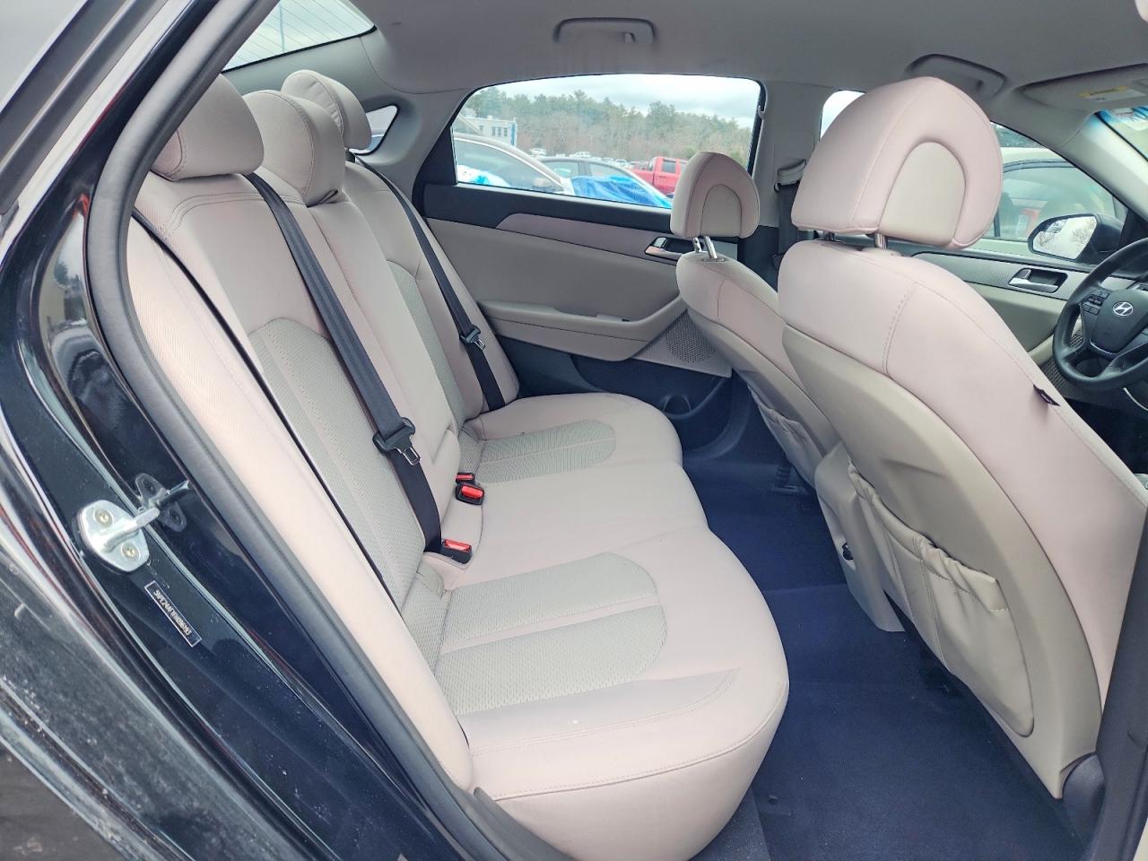 2015 Hyundai Sonata Черный vin: 5NPE24AF1FH096193