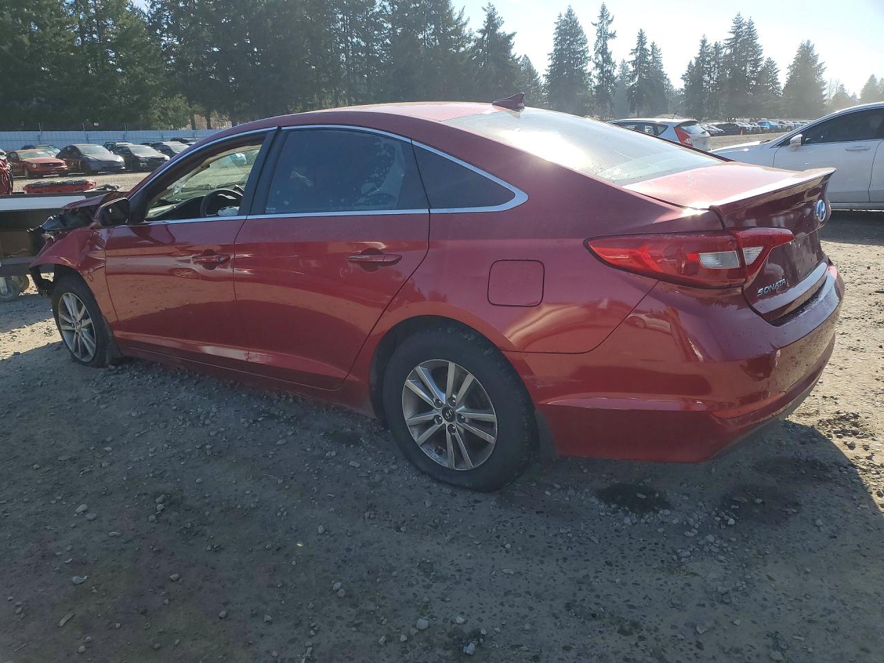 2015 Hyundai Sonata Se Red vin: 5NPE24AF1FH099711