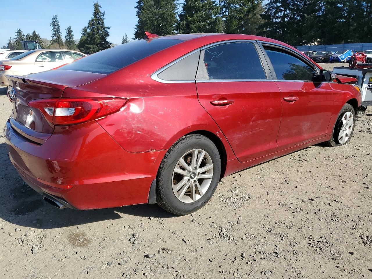 2015 Hyundai Sonata Se Red vin: 5NPE24AF1FH099711