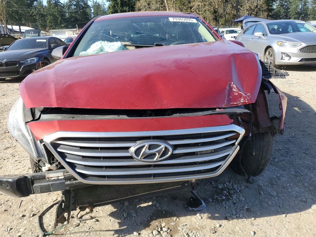 2015 Hyundai Sonata Se Red vin: 5NPE24AF1FH099711