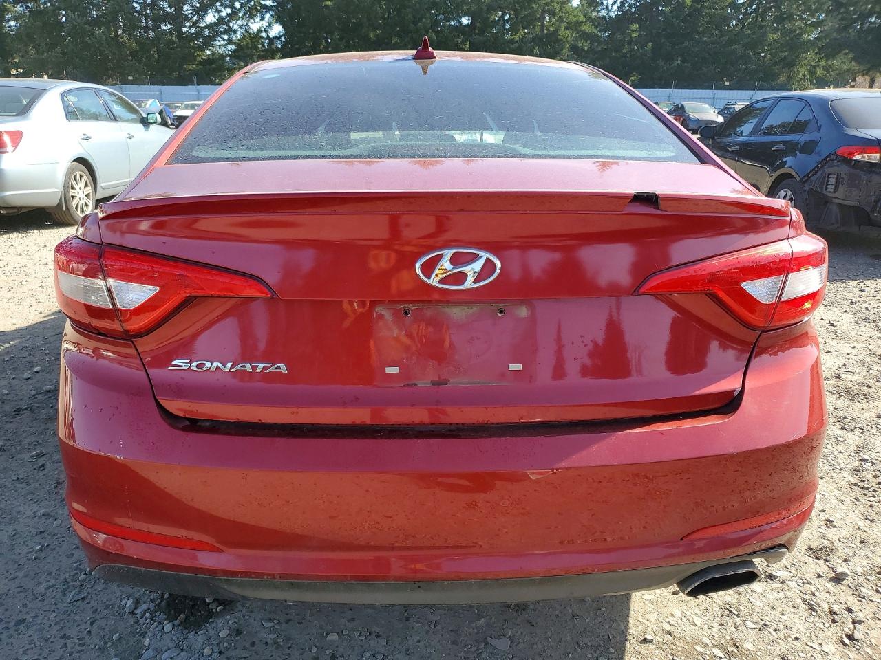 2015 Hyundai Sonata Se Red vin: 5NPE24AF1FH099711