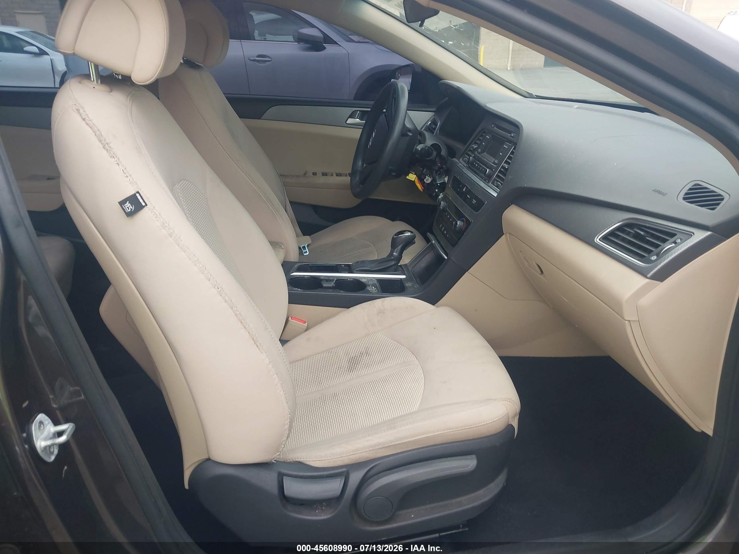 2015 Hyundai Sonata Se Коричневый vin: 5NPE24AF1FH120105