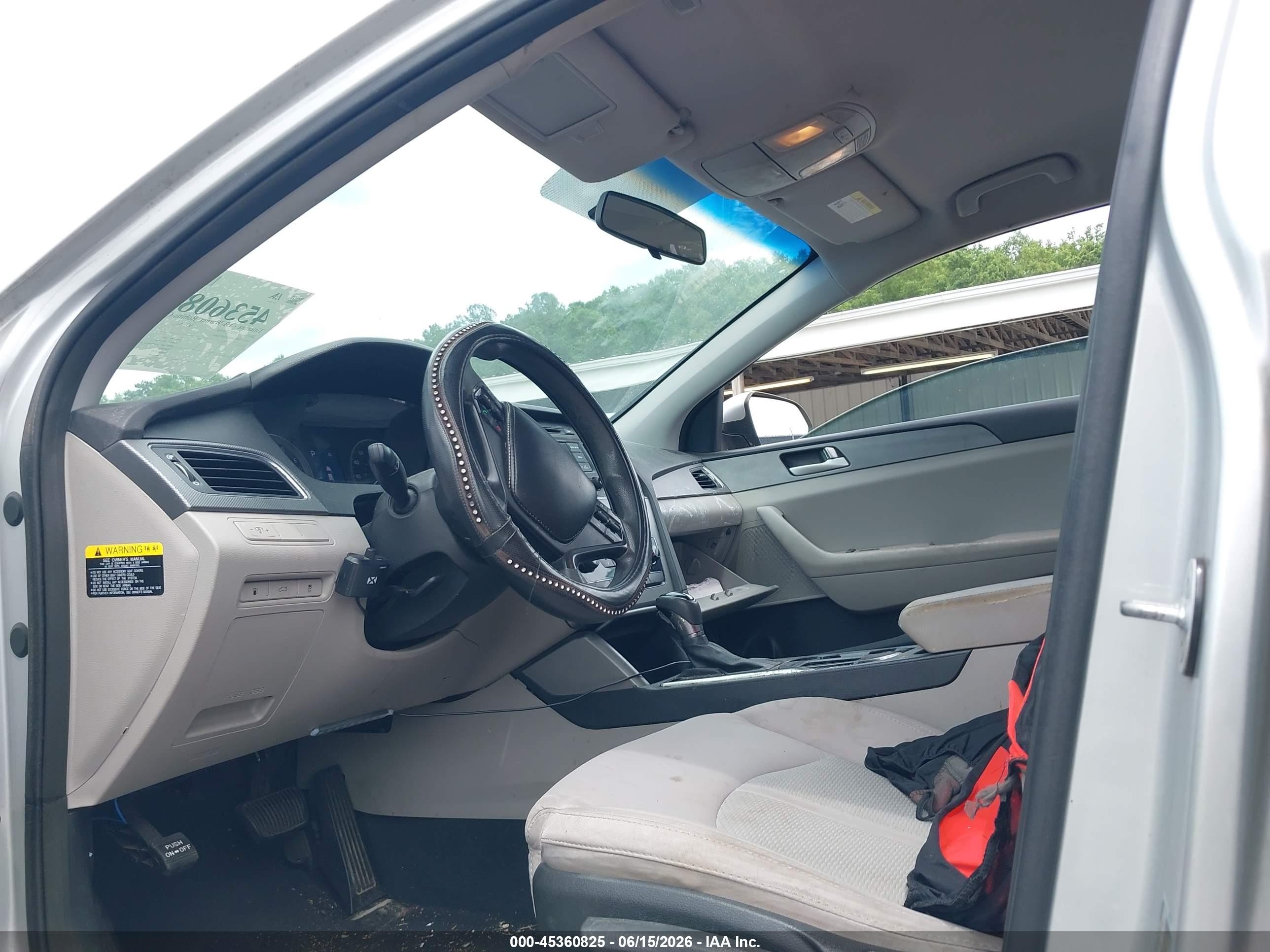 2015 Hyundai Sonata Se Серебряный vin: 5NPE24AF1FH126843