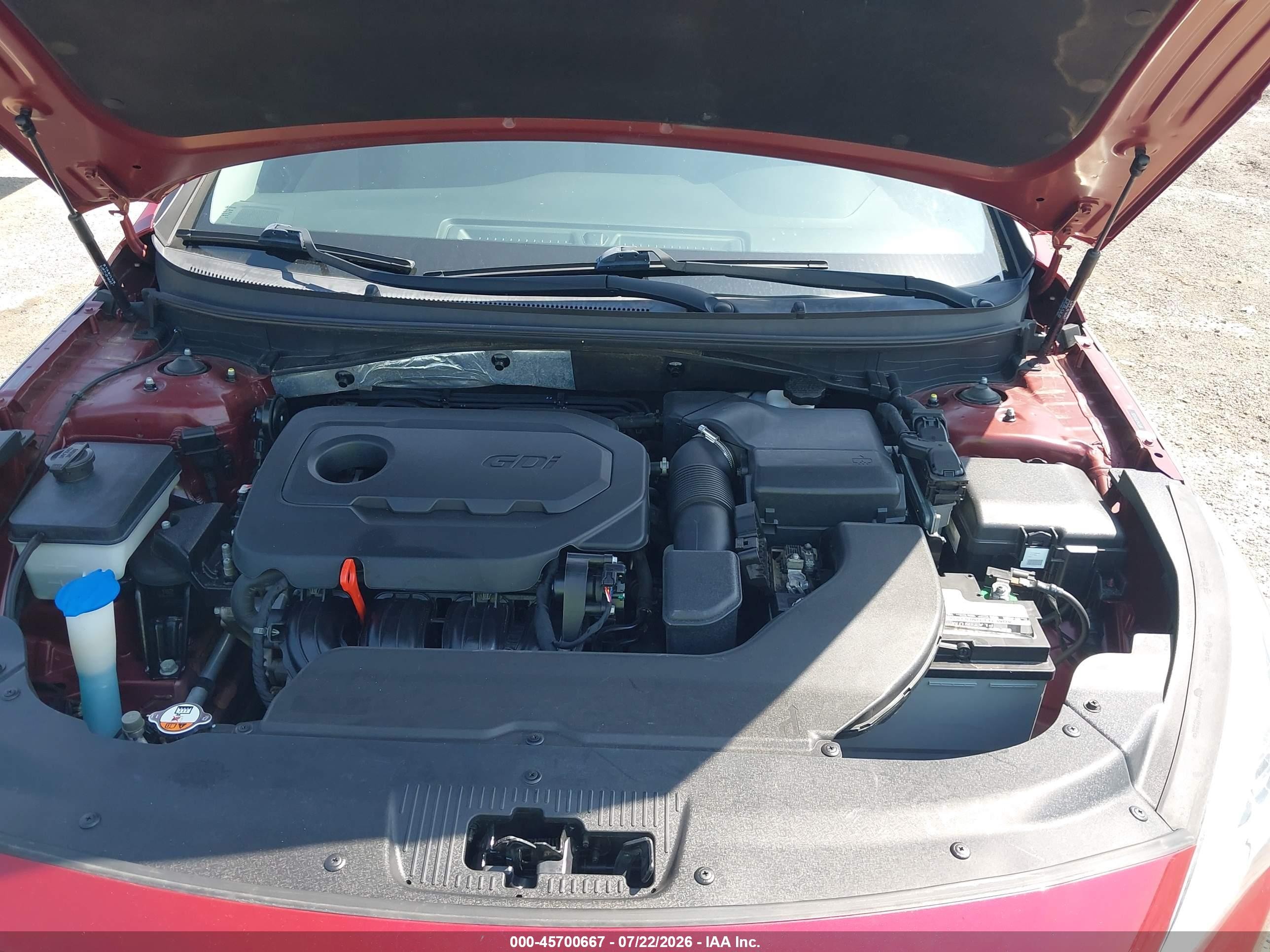 2015 Hyundai Sonata Se Red vin: 5NPE24AF1FH131251