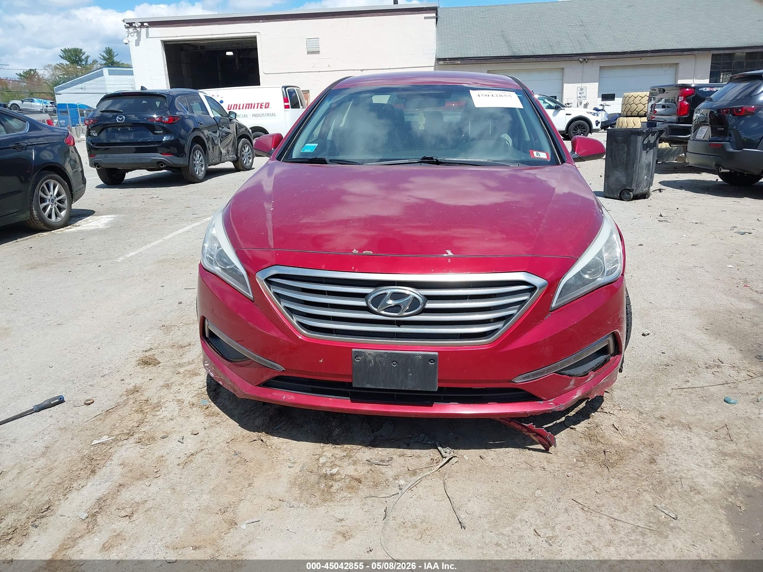 2015 Hyundai Sonata Se Red vin: 5NPE24AF1FH131959