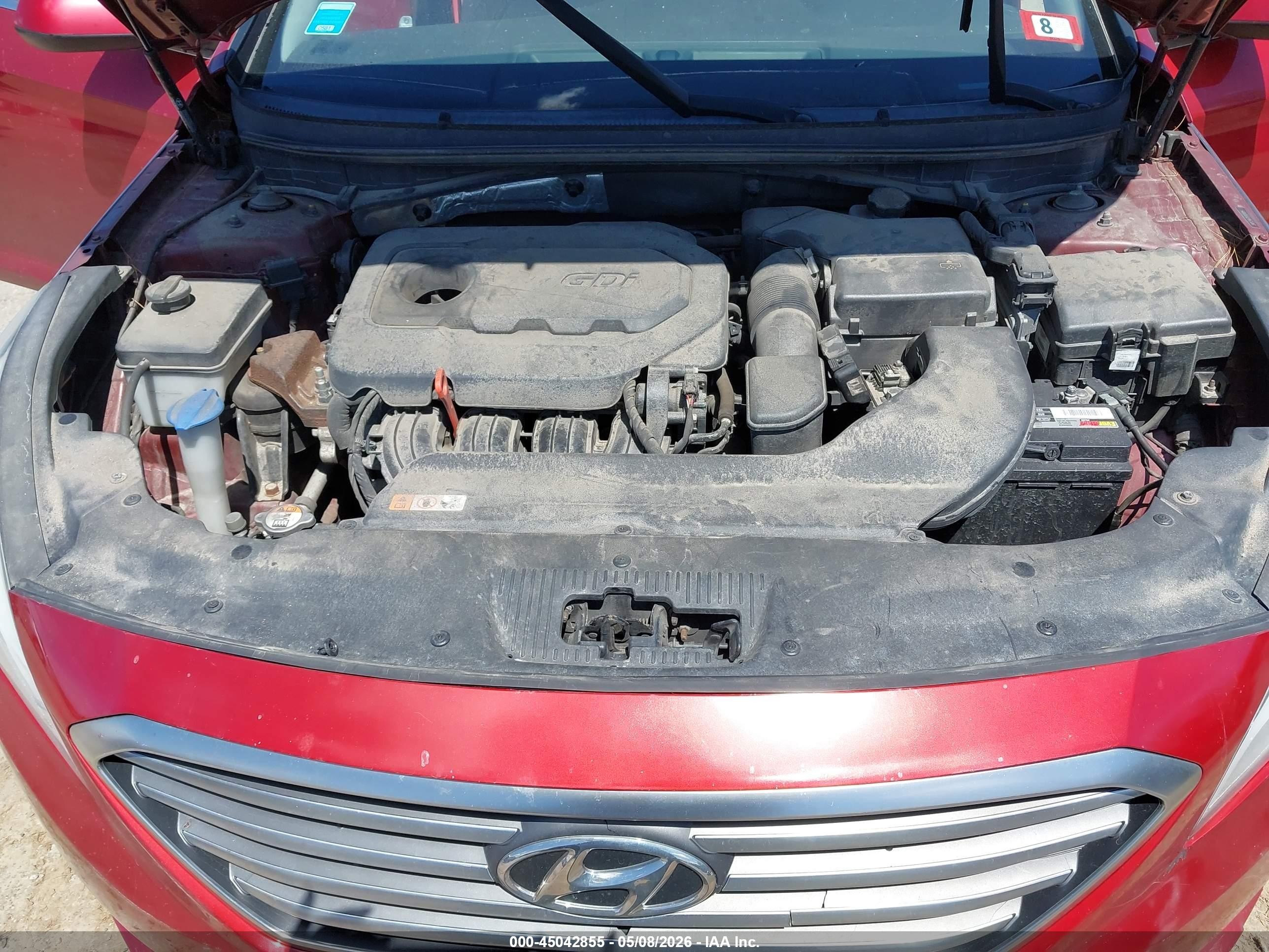 2015 Hyundai Sonata Se Red vin: 5NPE24AF1FH131959