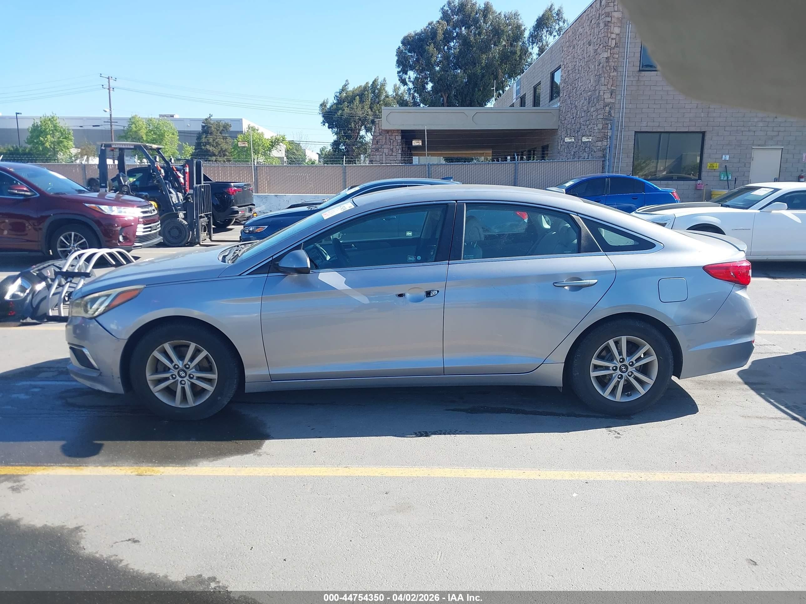 2015 Hyundai Sonata Se Gray vin: 5NPE24AF1FH142816