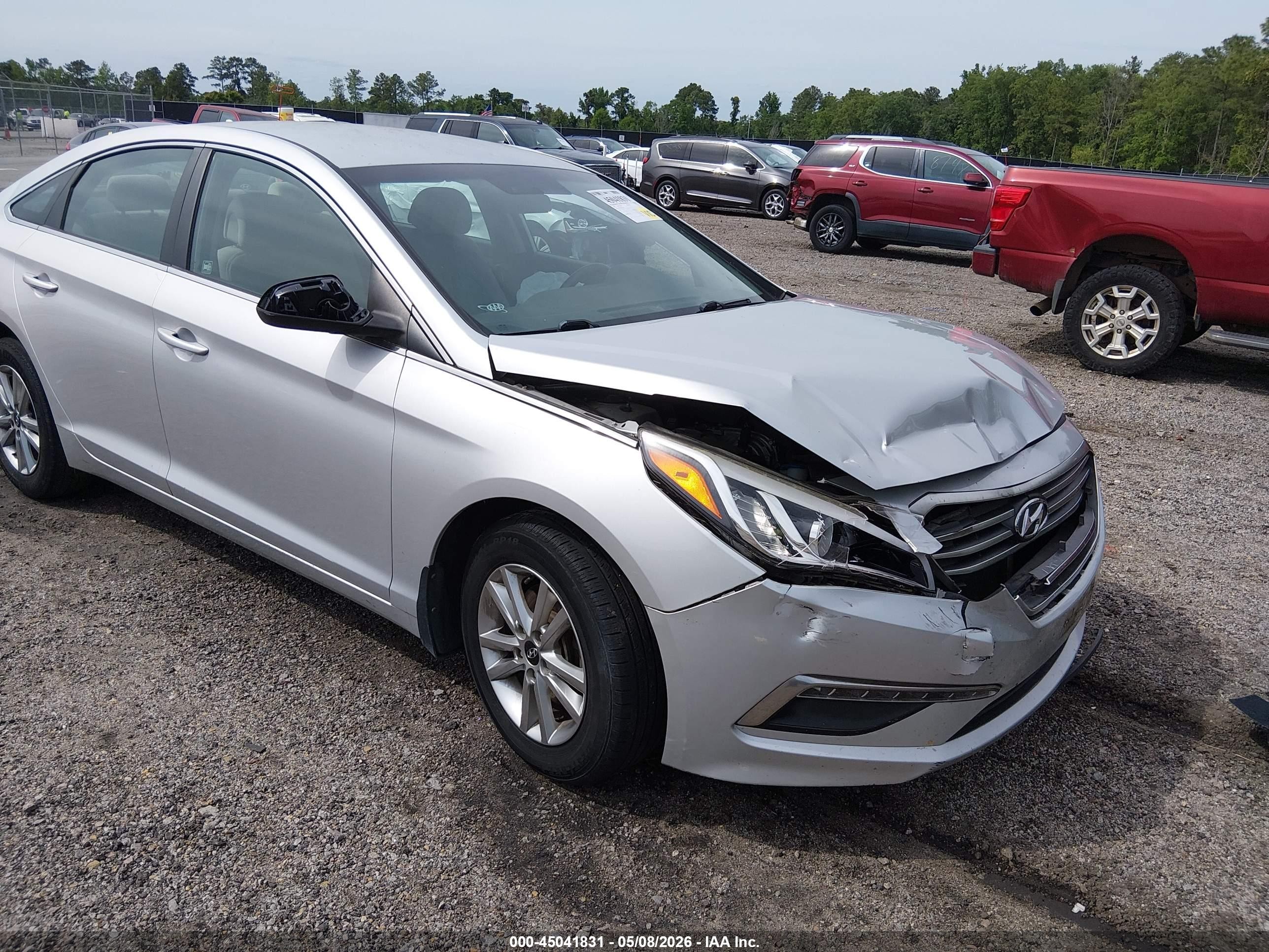 2015 Hyundai Sonata Se Silver vin: 5NPE24AF1FH148759