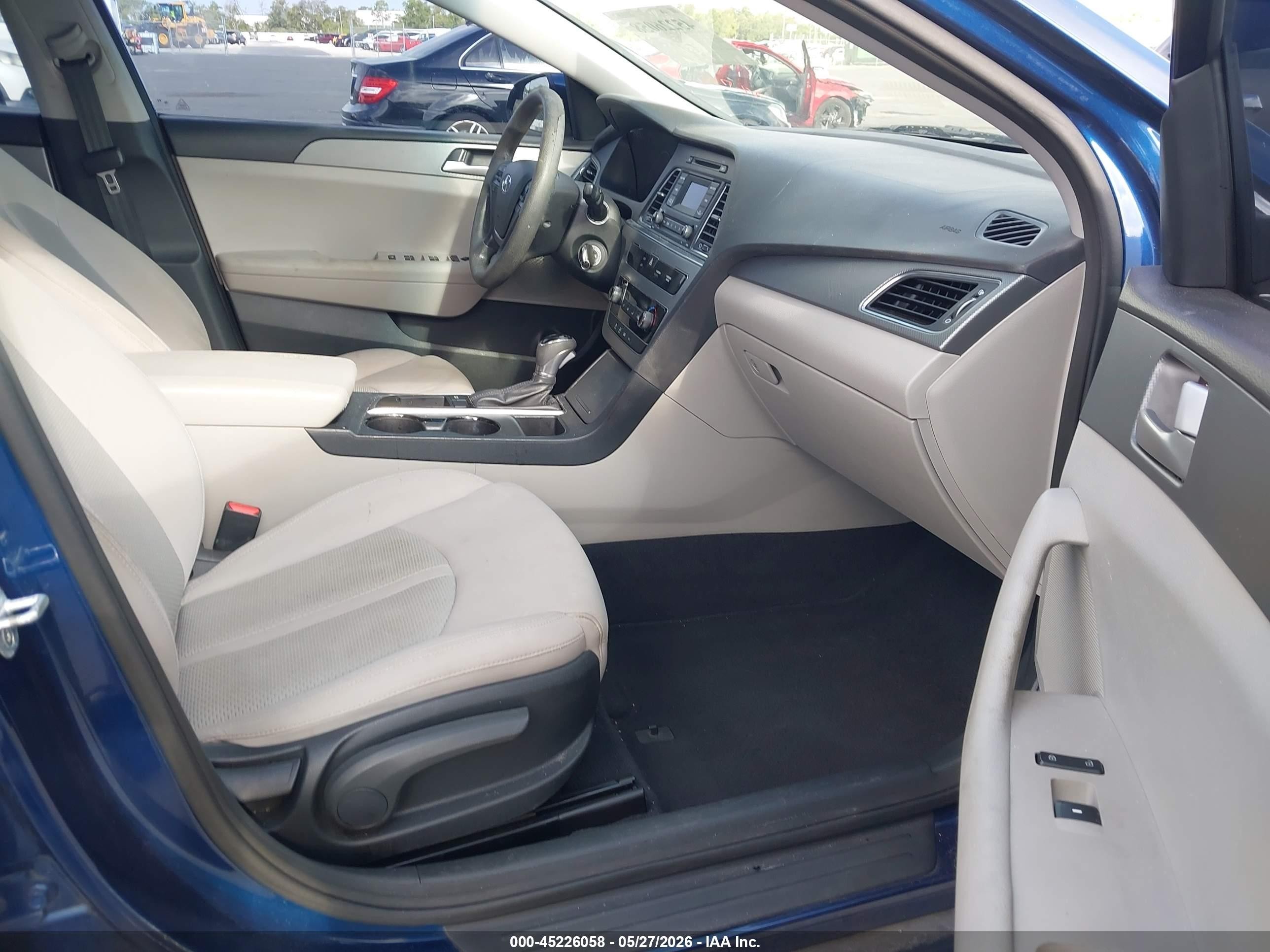 2015 Hyundai Sonata Se Blue vin: 5NPE24AF1FH150706