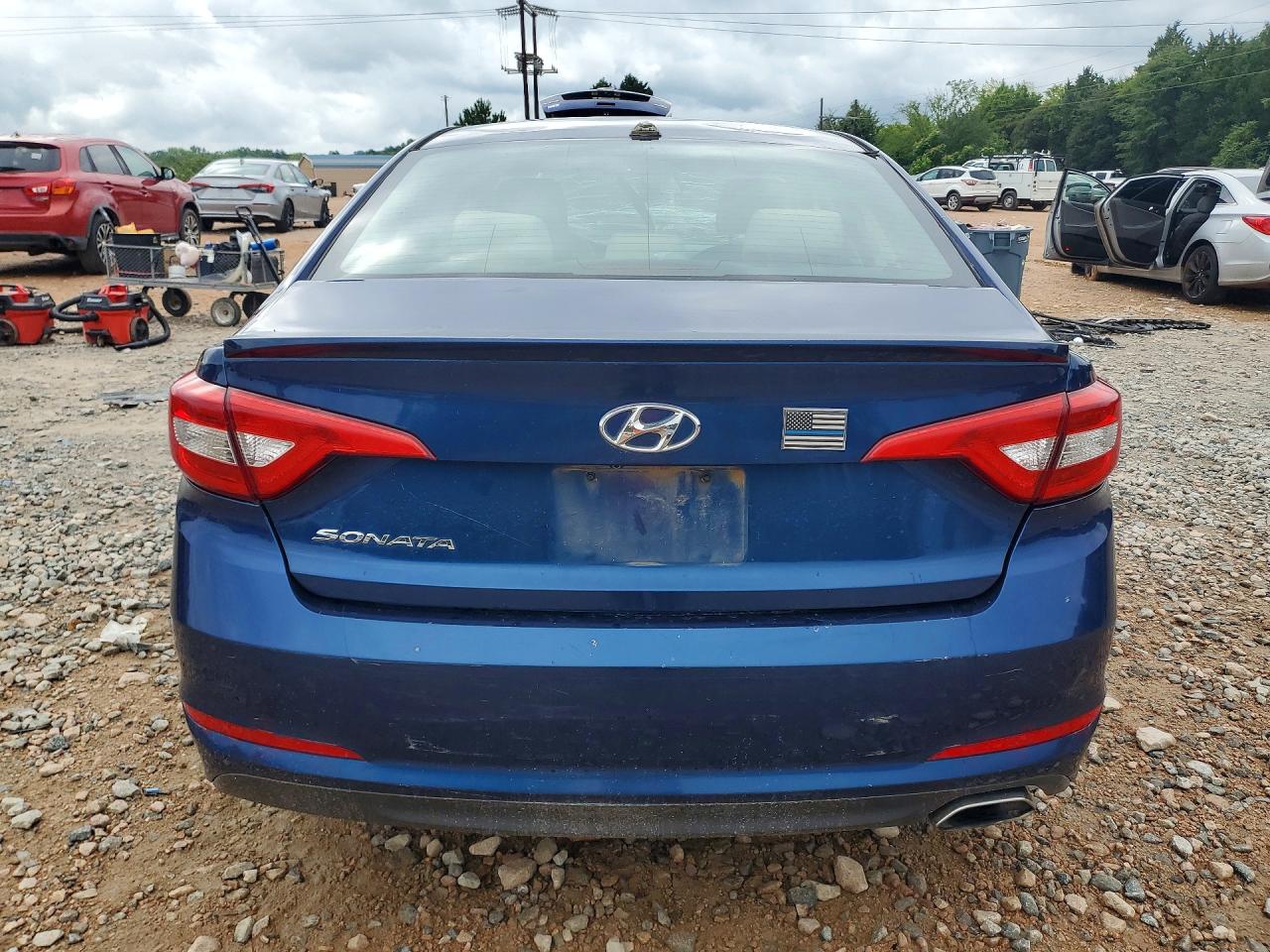 2015 Hyundai Sonata Se Blue vin: 5NPE24AF1FH157994