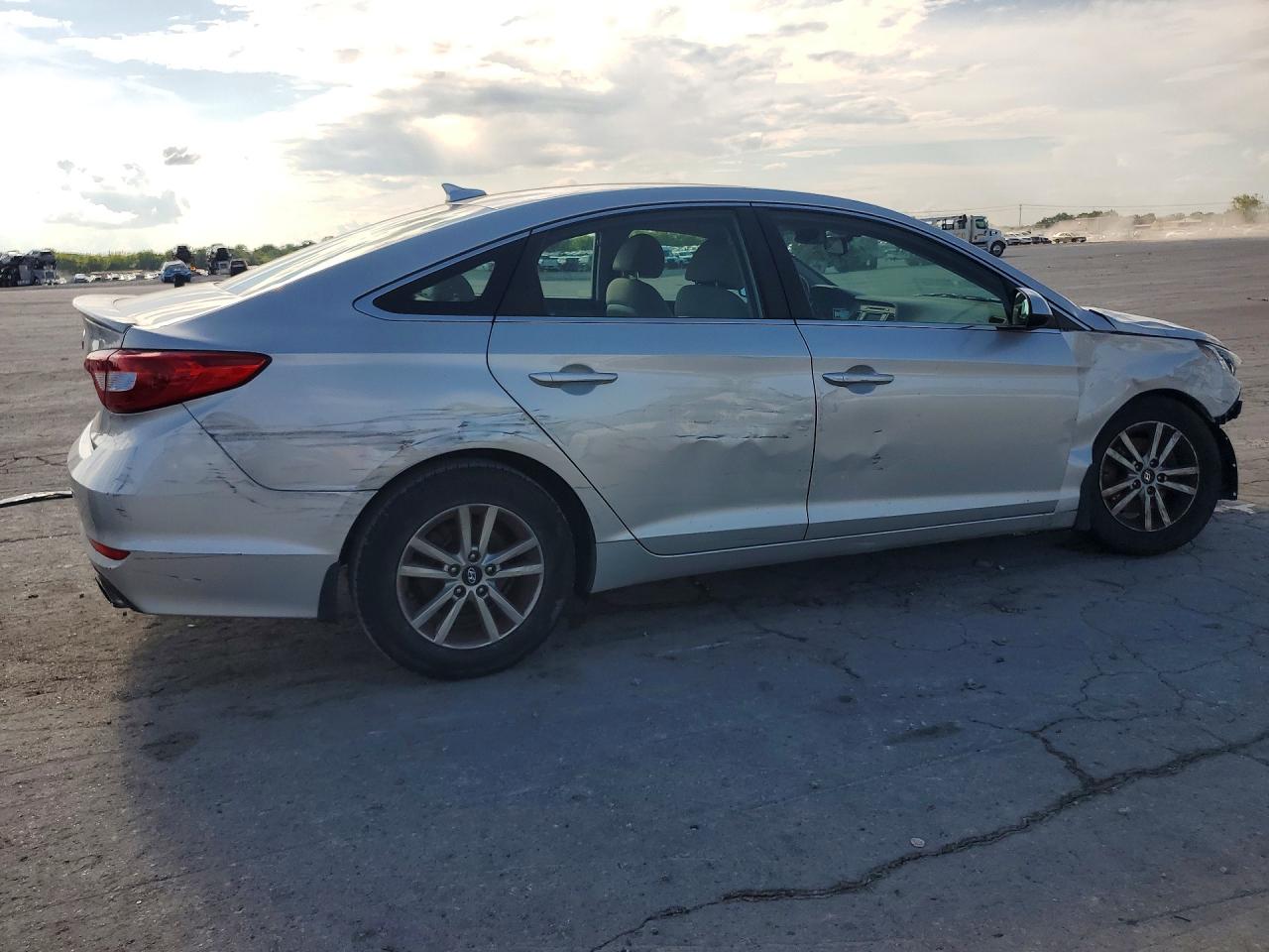 2015 Hyundai Sonata Se Silver vin: 5NPE24AF1FH158319