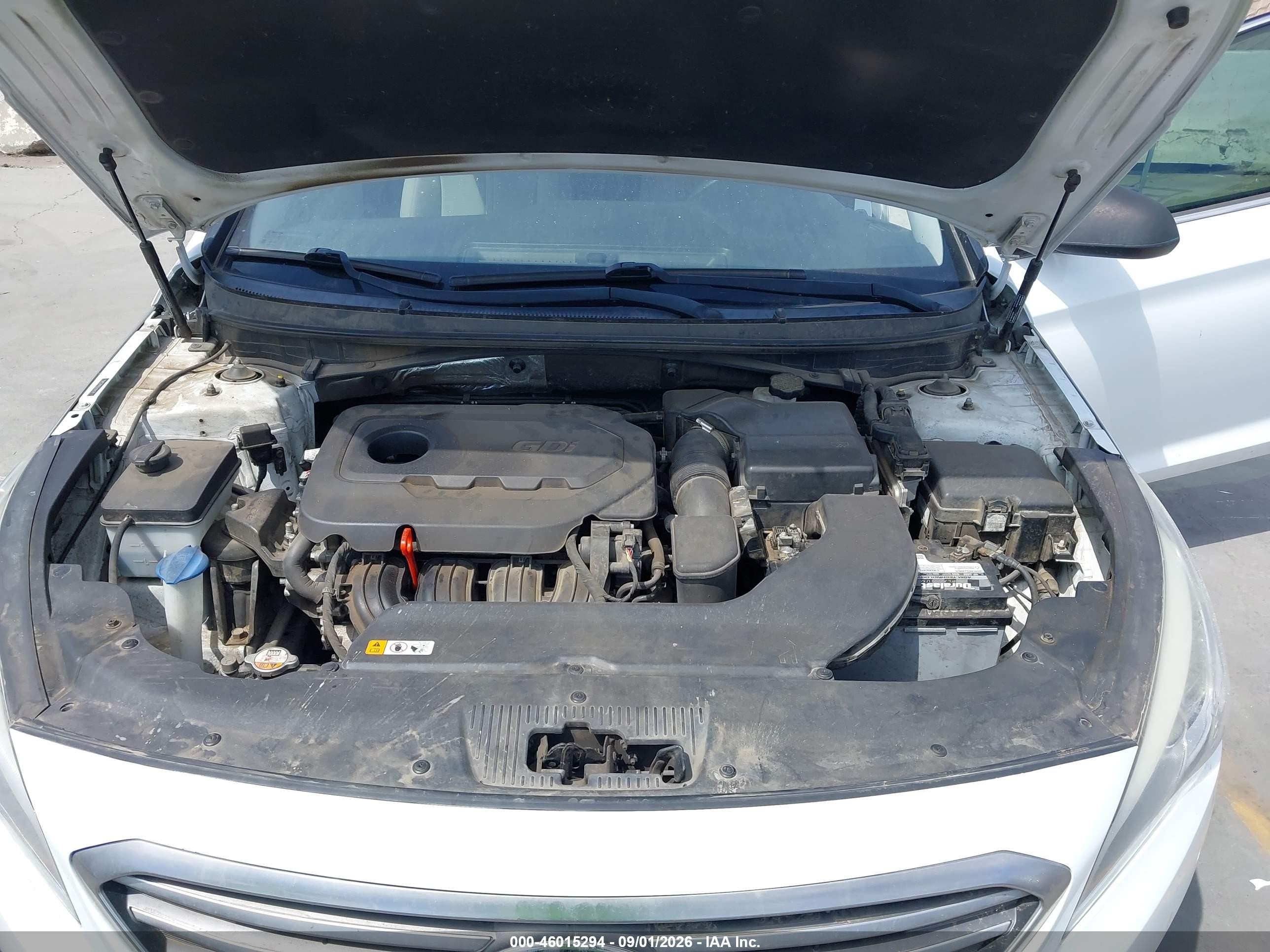 2015 Hyundai Sonata Se White vin: 5NPE24AF1FH164279