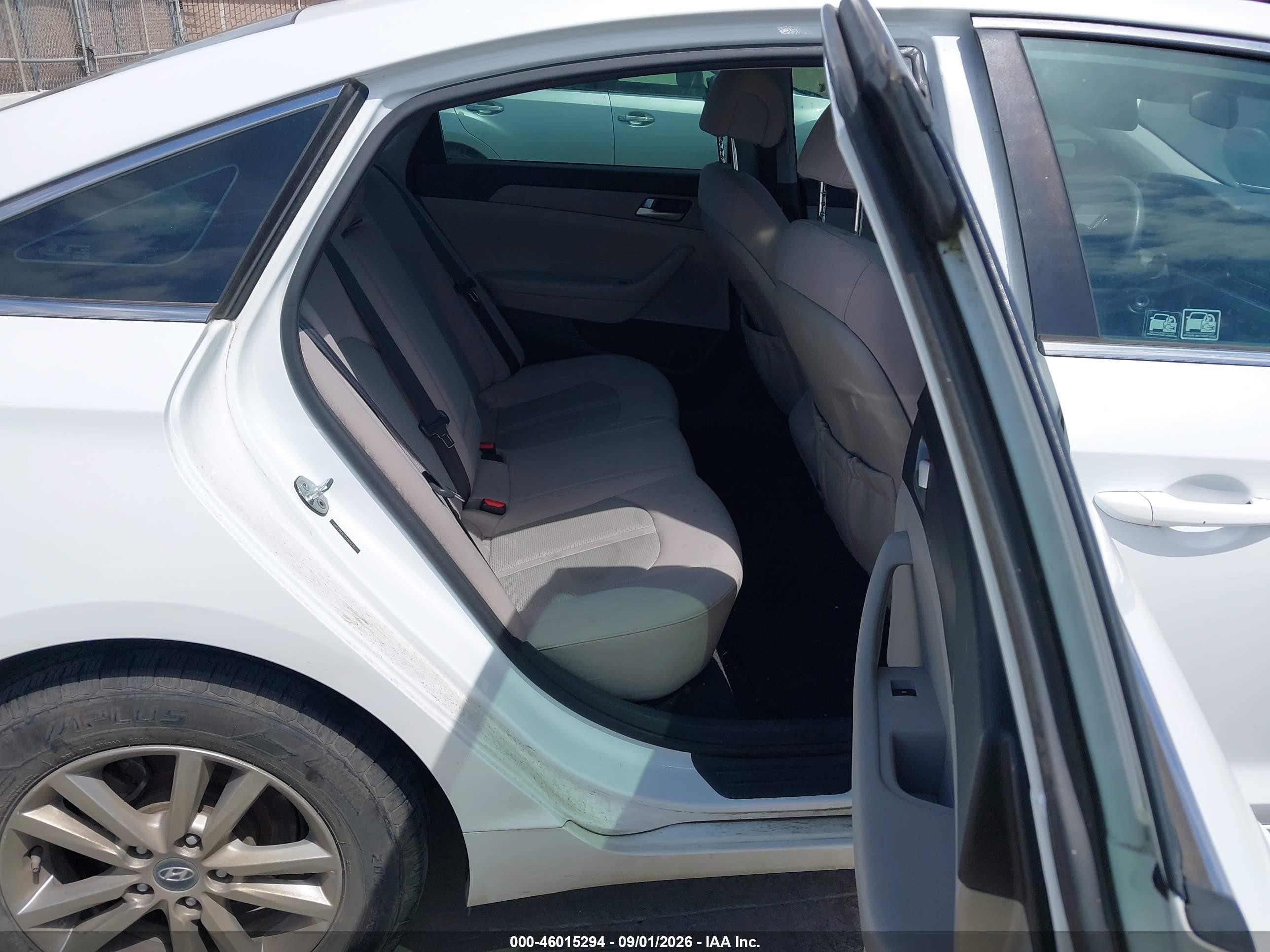 2015 Hyundai Sonata Se White vin: 5NPE24AF1FH164279