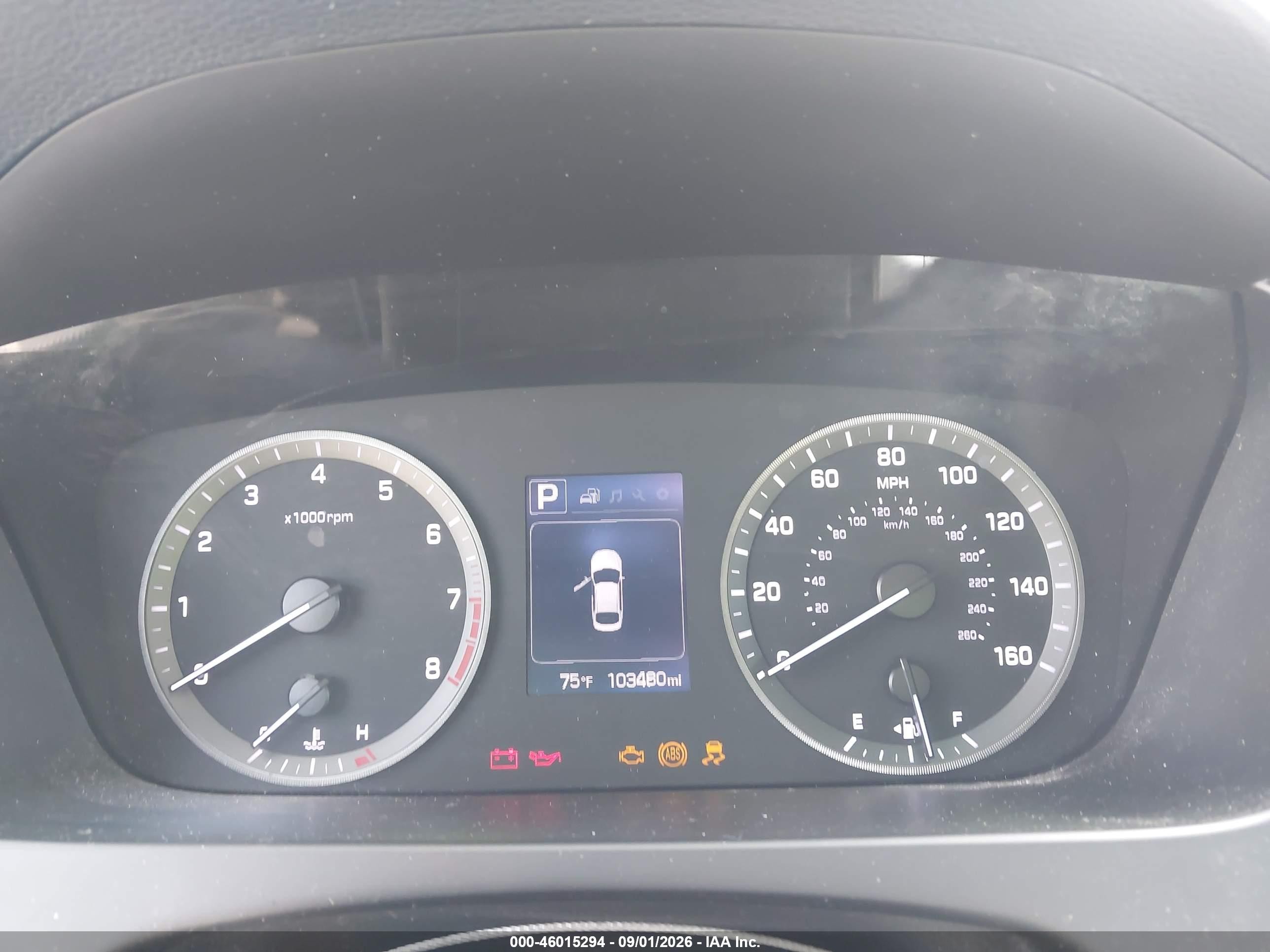 2015 Hyundai Sonata Se White vin: 5NPE24AF1FH164279