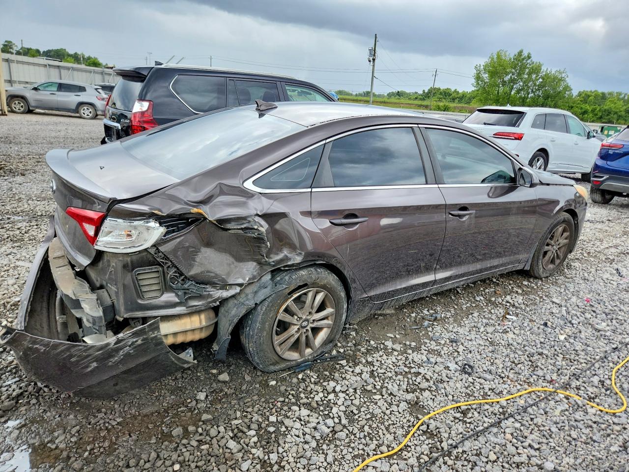 2015 Hyundai Sonata Se Brown vin: 5NPE24AF1FH166999