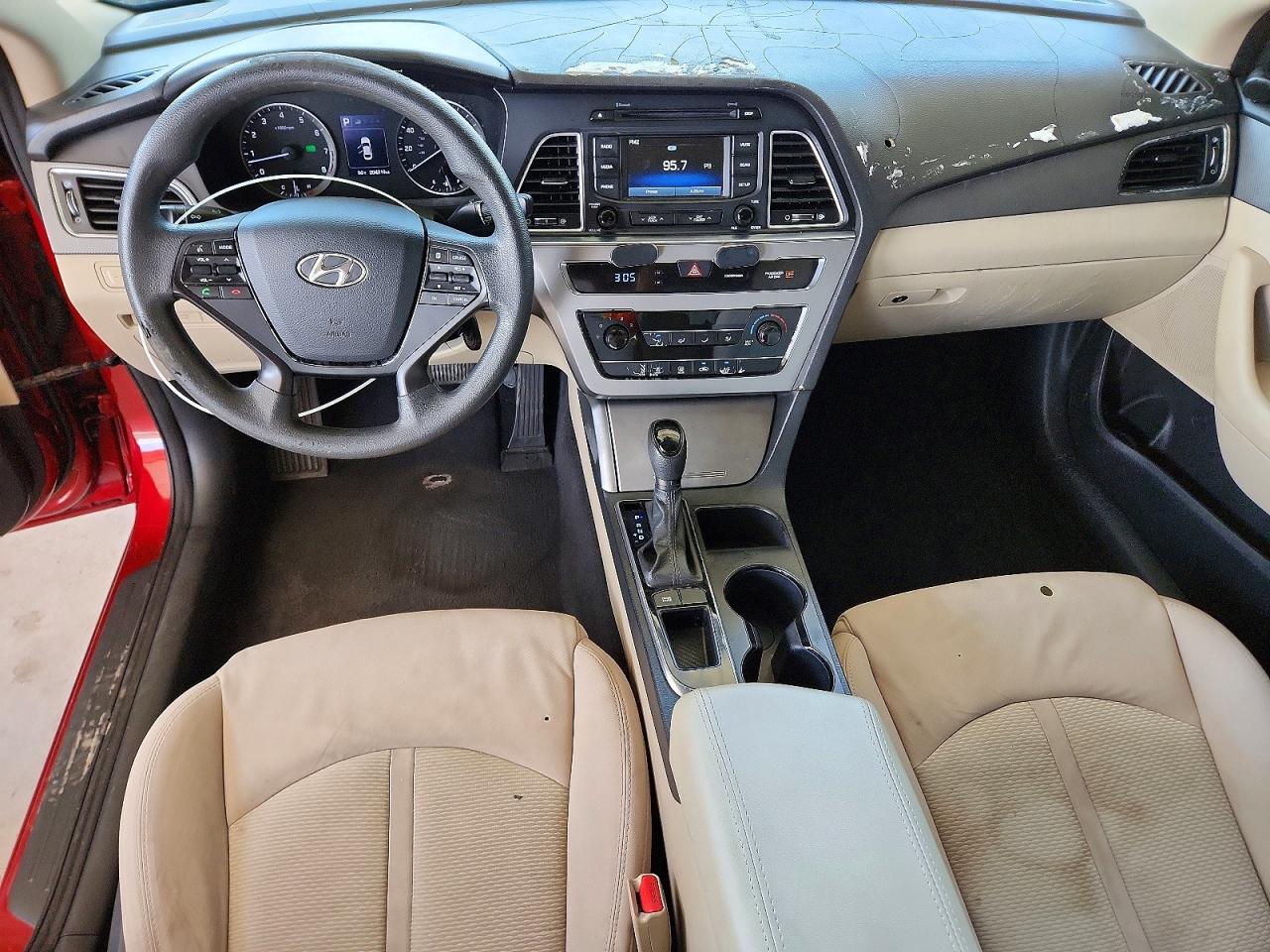 2015 Hyundai Sonata Se Red vin: 5NPE24AF1FH175010