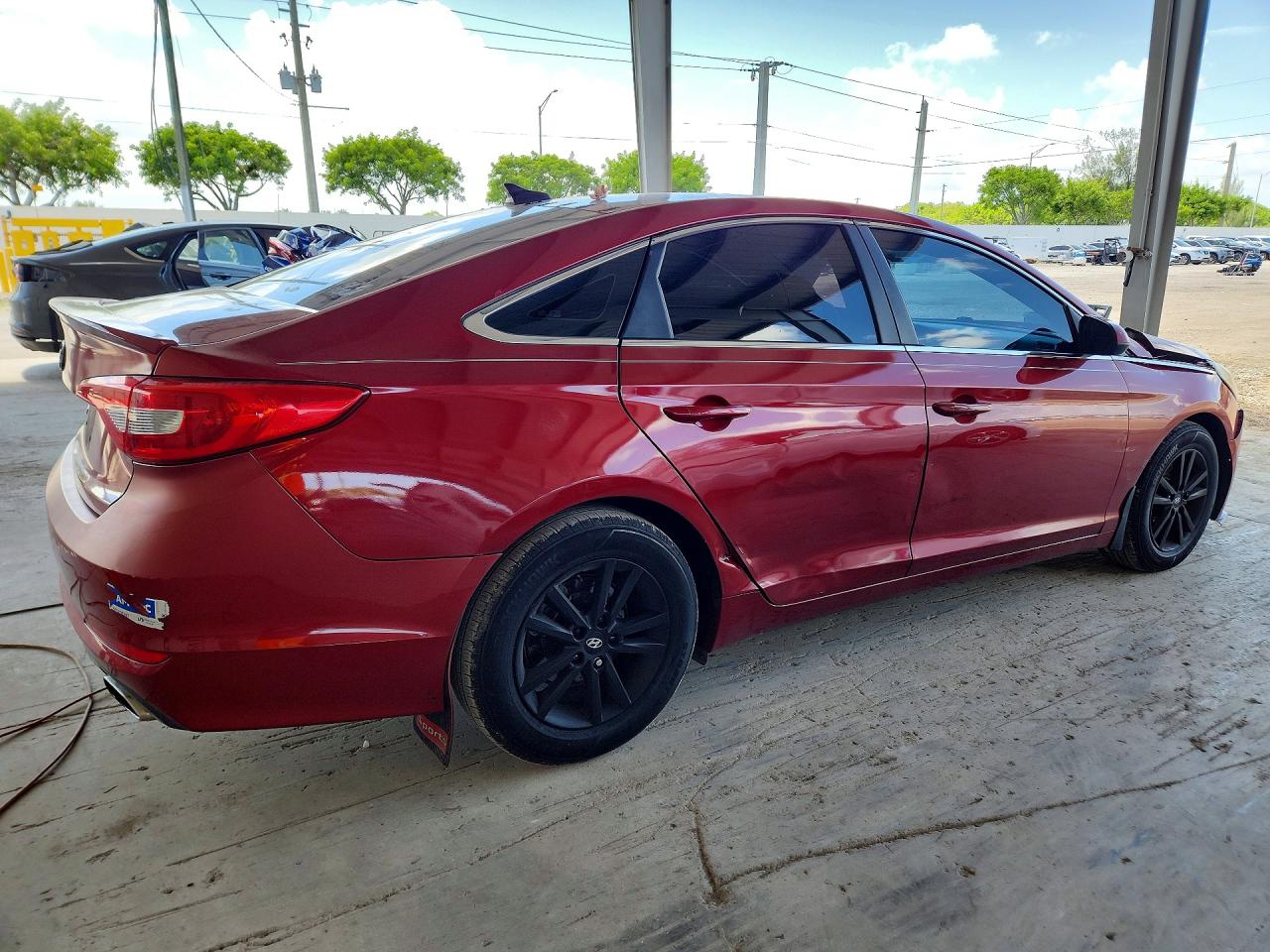 2015 Hyundai Sonata Se Red vin: 5NPE24AF1FH175010