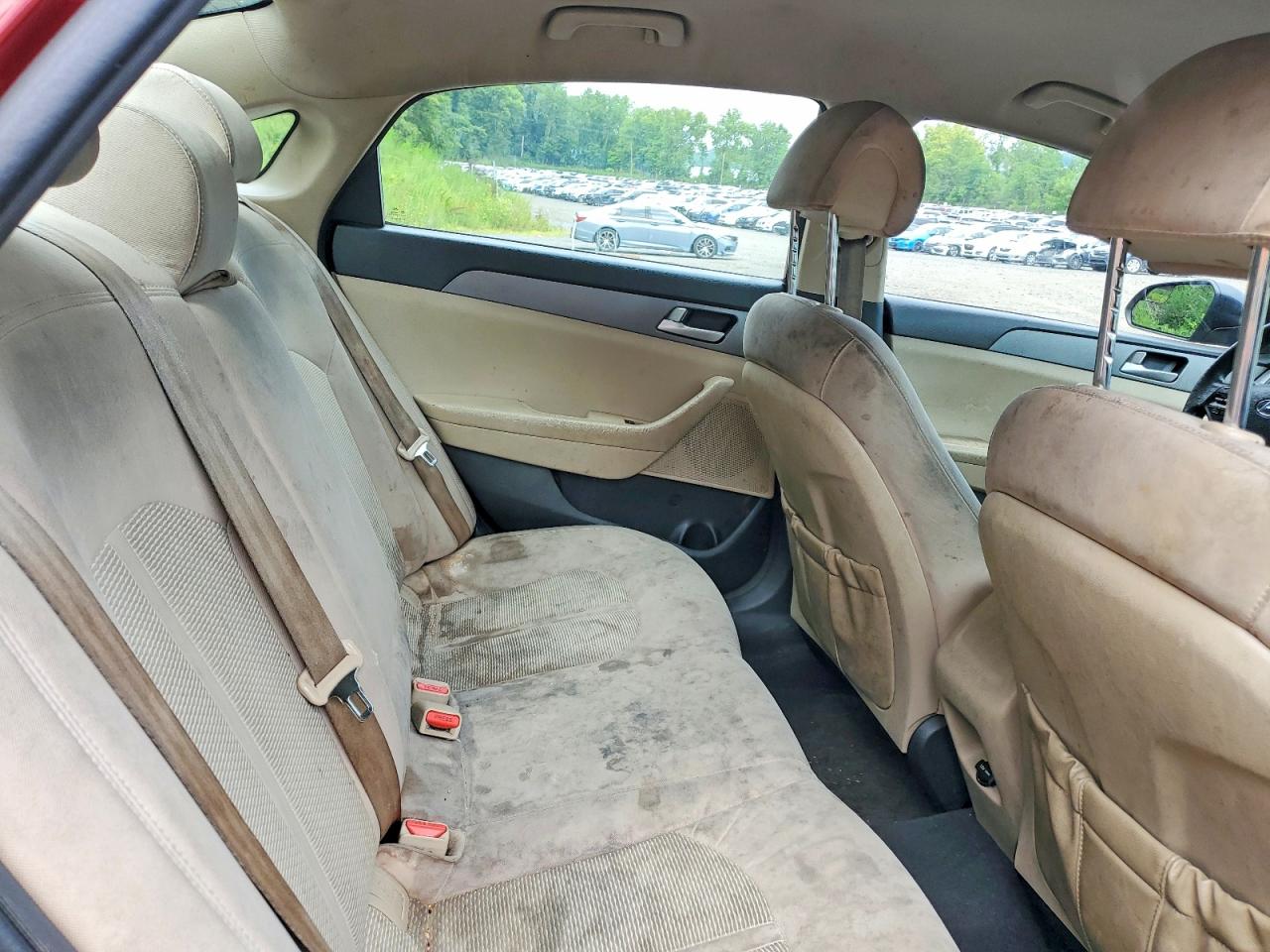 2015 Hyundai Sonata Se Red vin: 5NPE24AF1FH177856