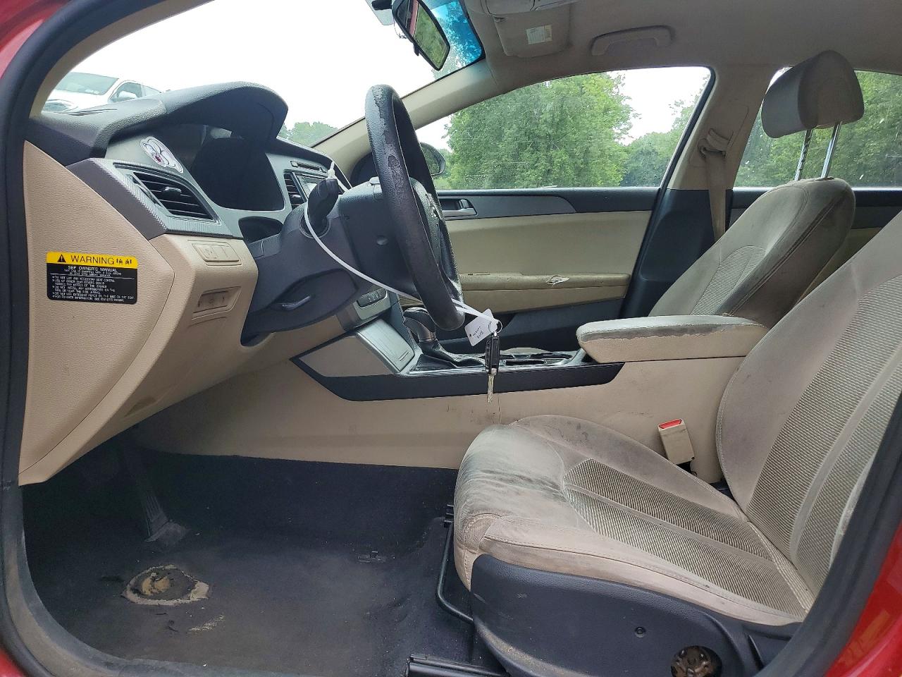 2015 Hyundai Sonata Se Red vin: 5NPE24AF1FH177856