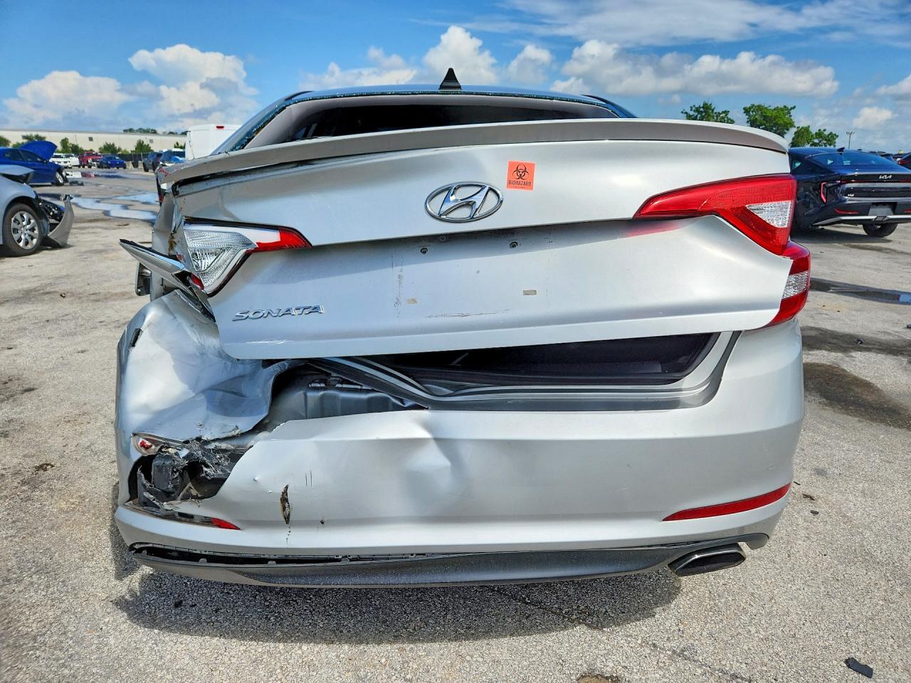 2015 Hyundai Sonata Gray vin: 5NPE24AF1FH182958
