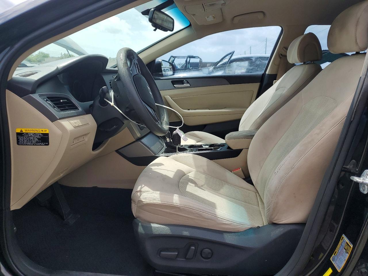 2015 Hyundai Sonata Se Black vin: 5NPE24AF1FH185598