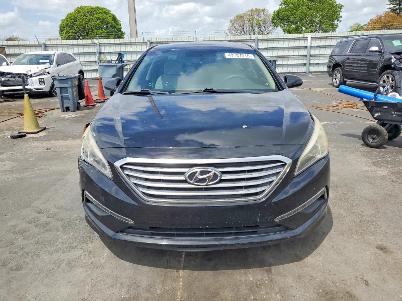 2015 Hyundai Sonata Se Black vin: 5NPE24AF1FH185598
