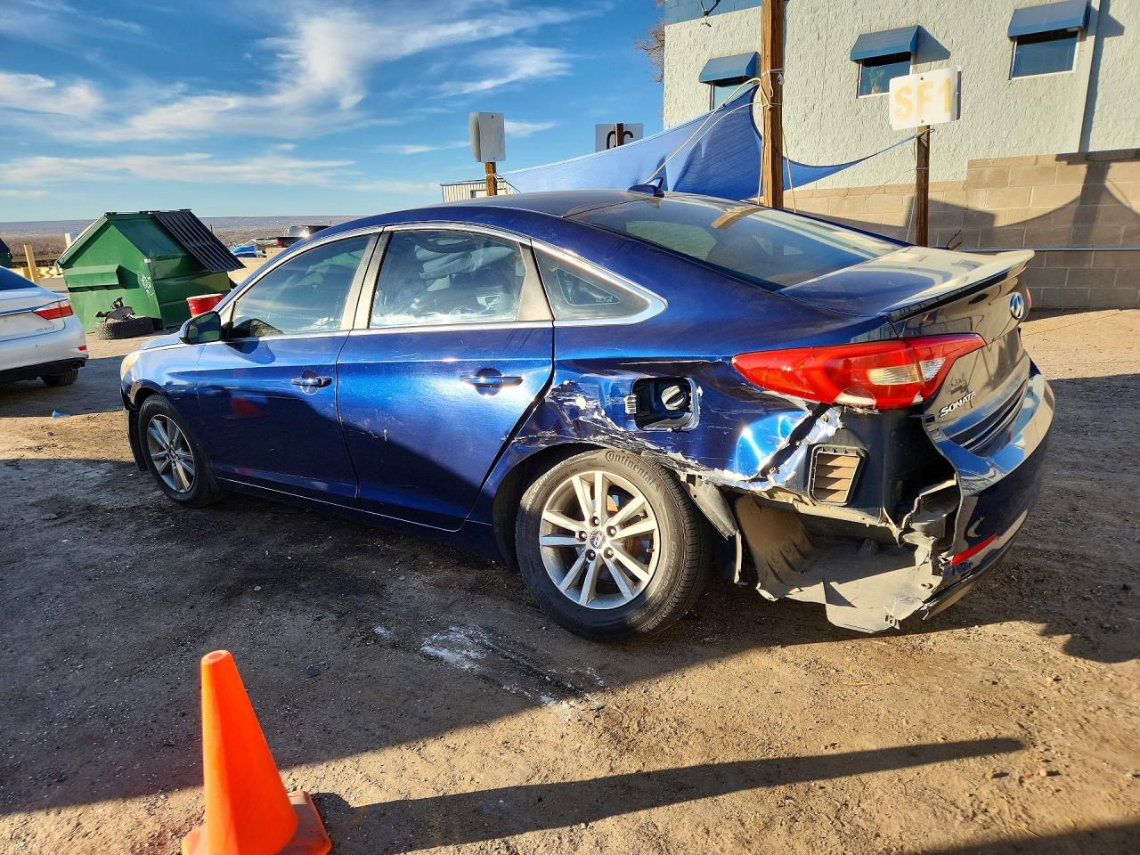 2015 Hyundai Sonata Se Blue vin: 5NPE24AF1FH188162